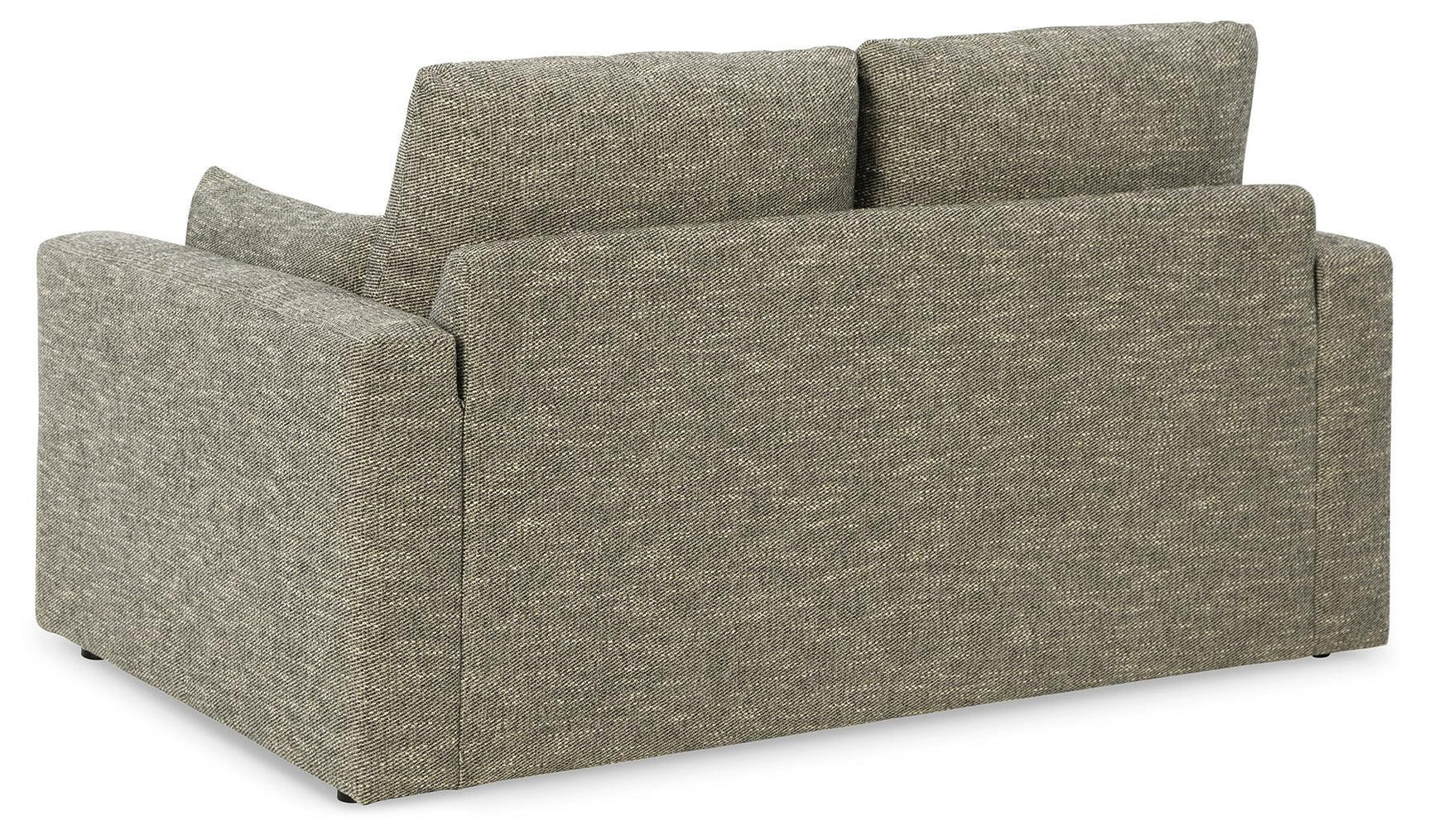 Dramatic Granite Chenille Loveseat - Ella Furniture