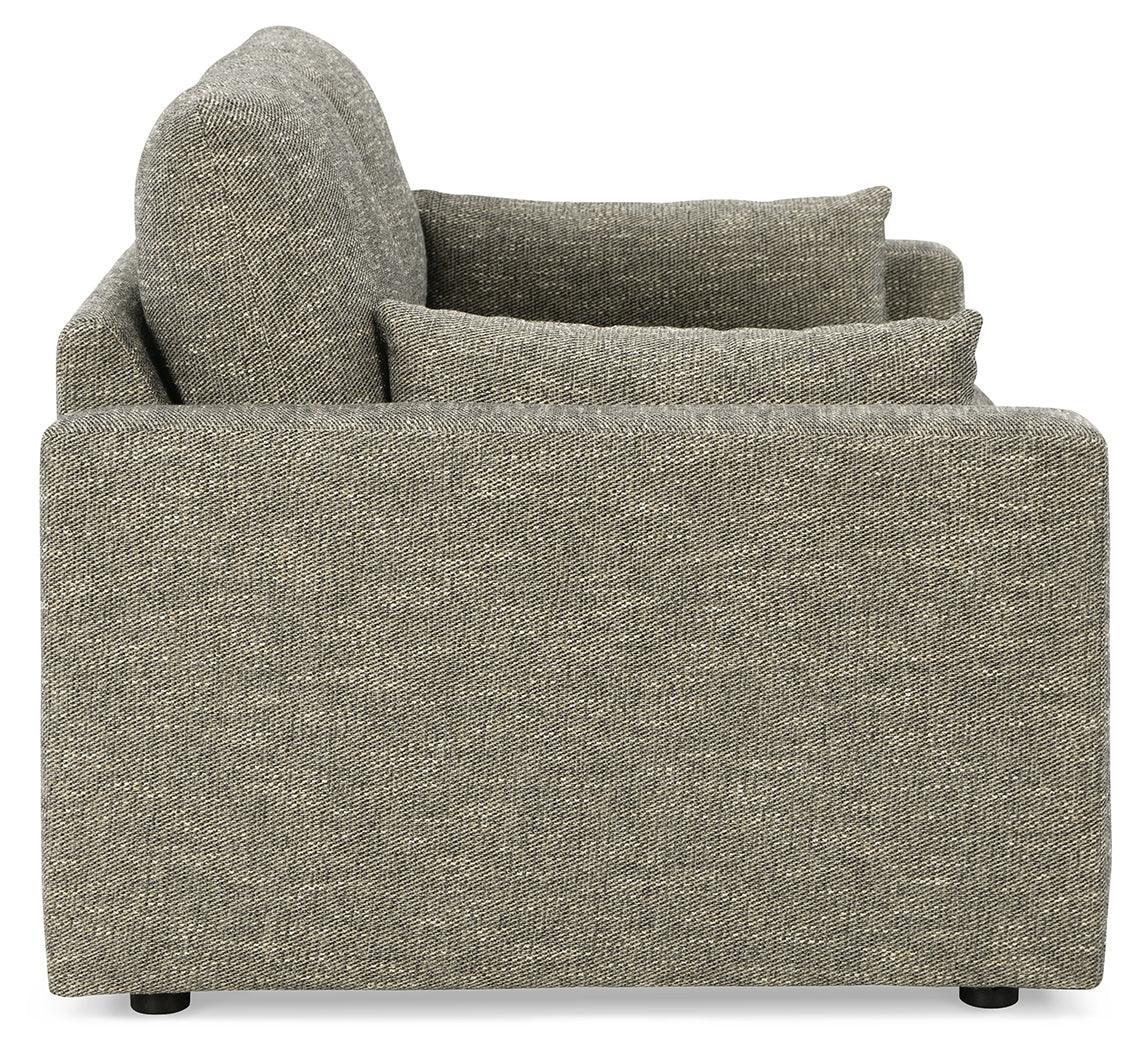 Dramatic Granite Chenille Loveseat - Ella Furniture