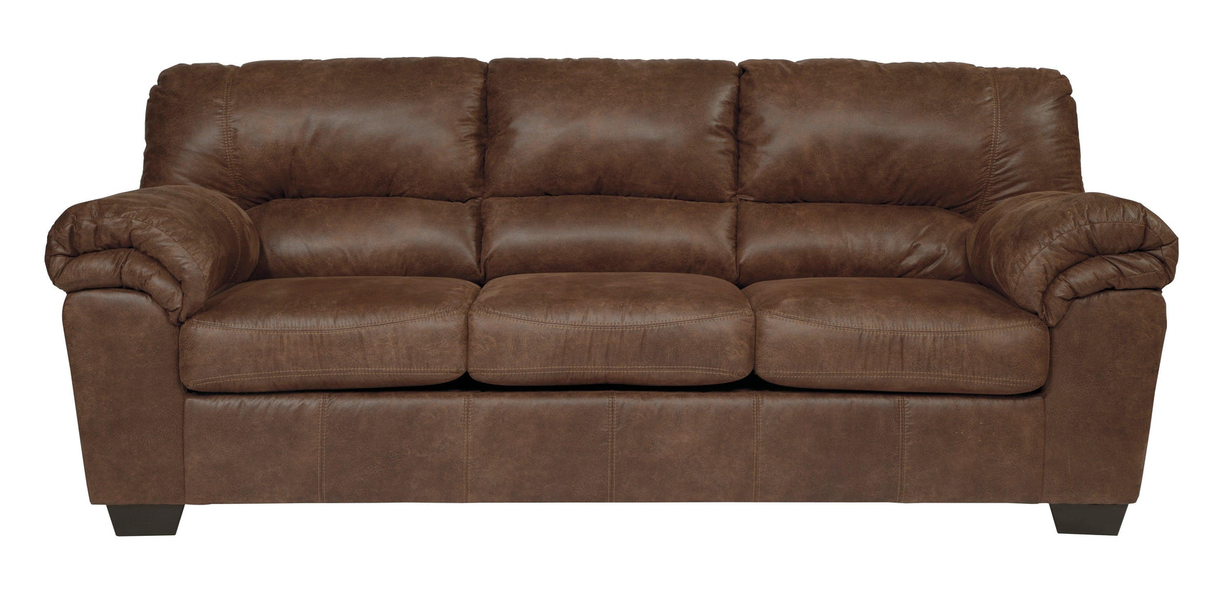 Bladen Coffee Faux Leather Full Sofa Sleeper - Ella Furniture