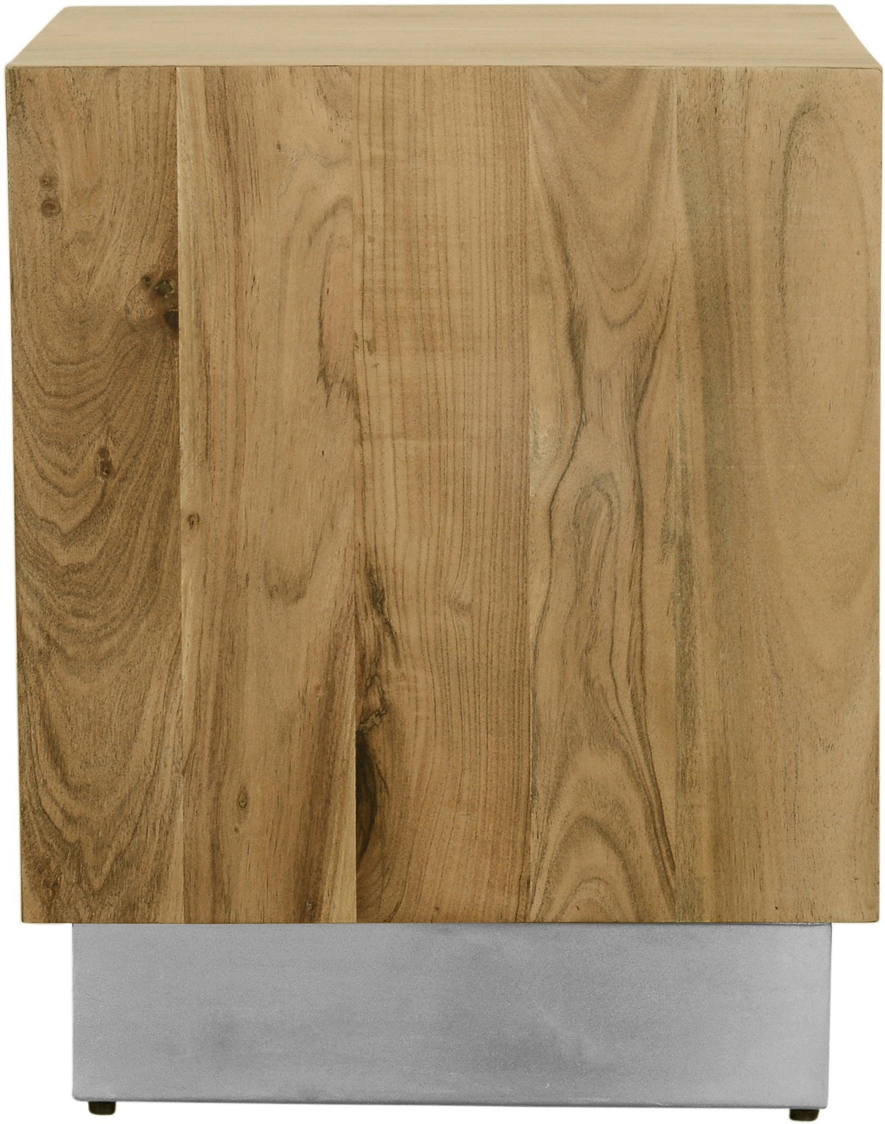 Acacia Silver End Table - Ella Furniture