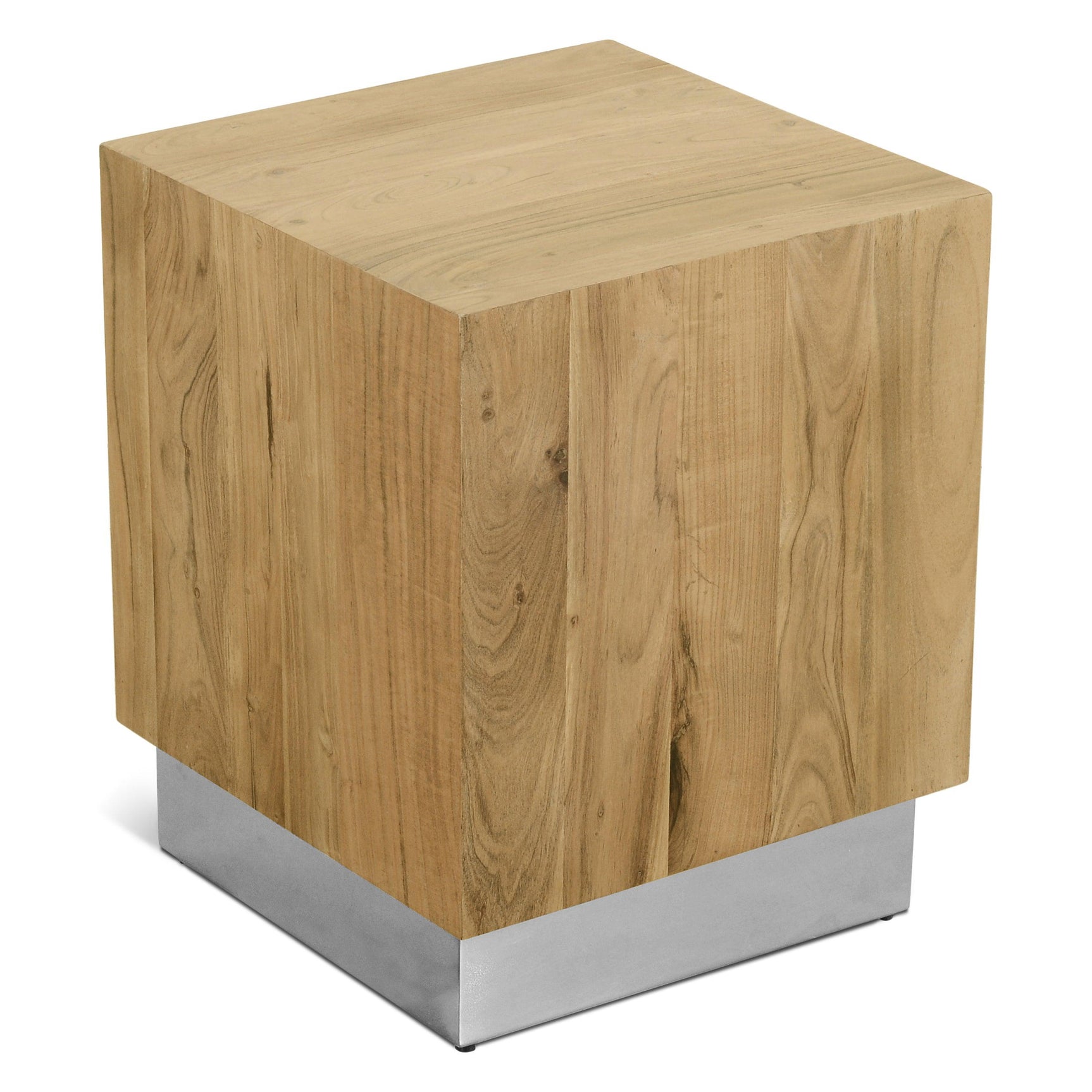 Acacia Silver End Table - Ella Furniture