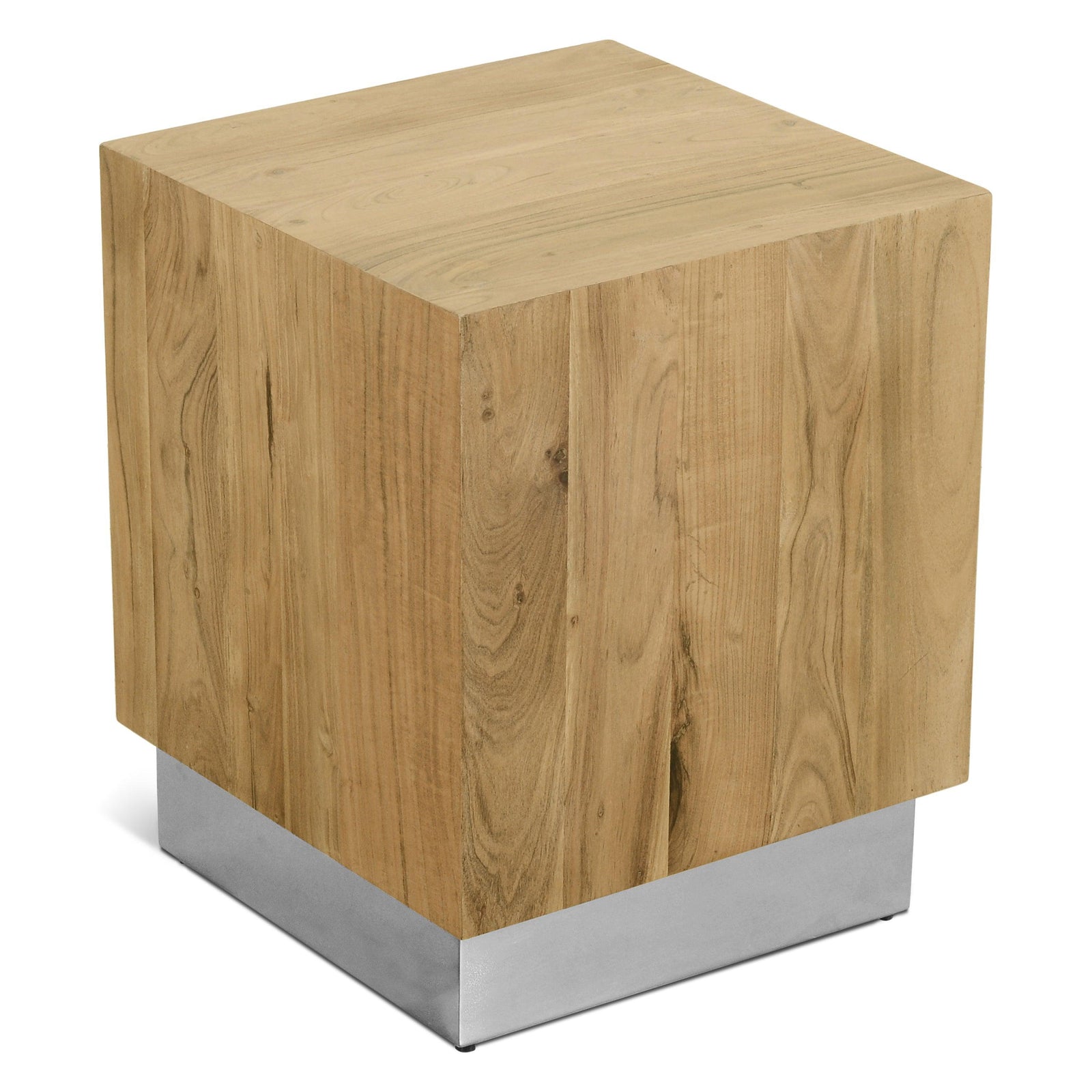 Acacia Silver End Table - Ella Furniture