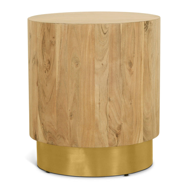 Acacia Gold End Table 246-Et - Ella Furniture