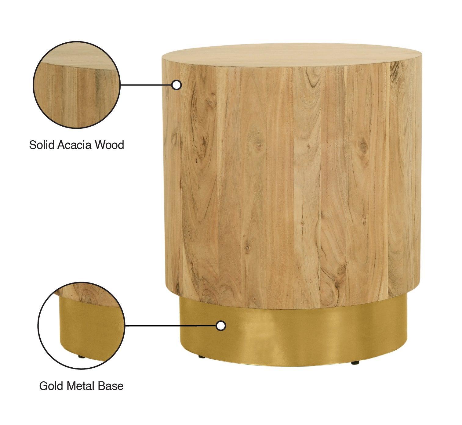 Acacia Gold End Table 246-Et - Ella Furniture