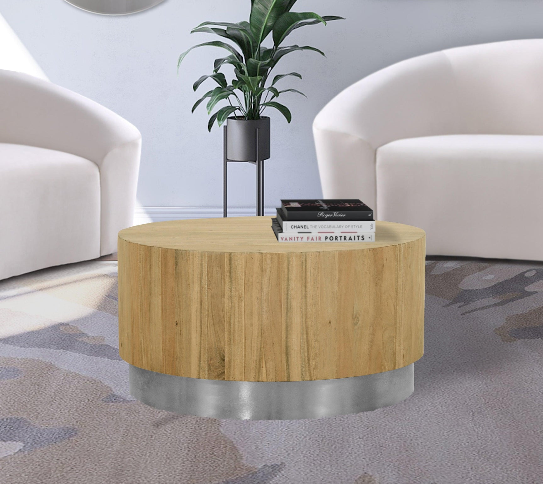 Acacia Silver Coffee Table 247-Ct - Ella Furniture