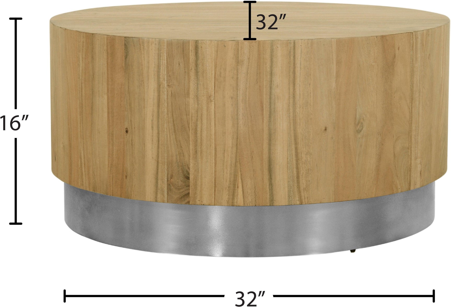 Acacia Silver Coffee Table 247-Ct - Ella Furniture