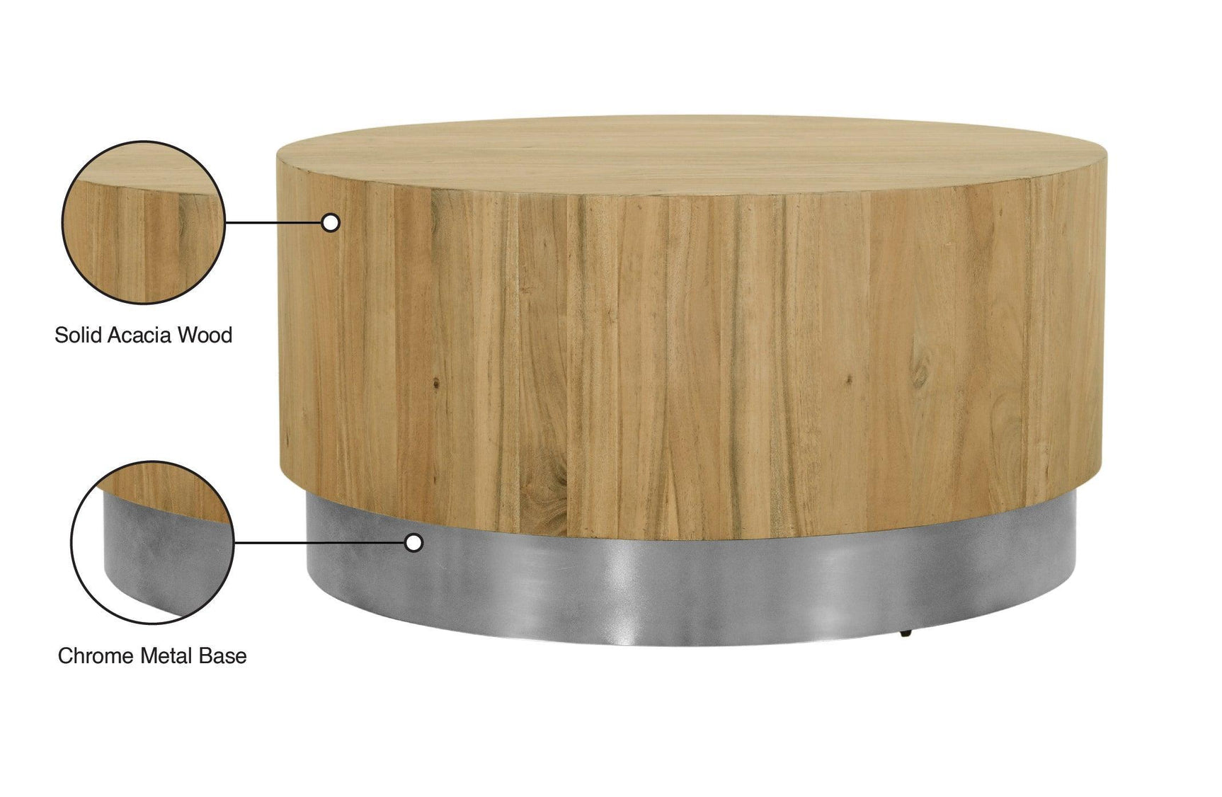 Acacia Silver Coffee Table 247-Ct - Ella Furniture