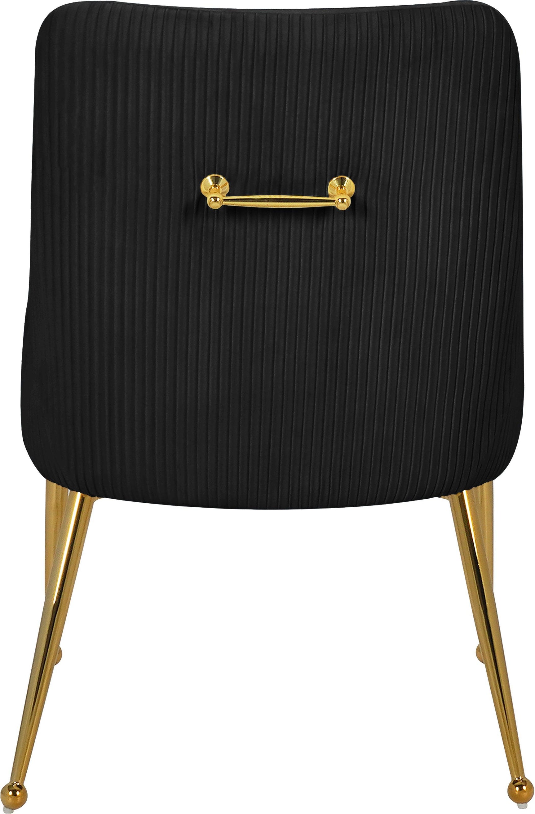 Ace Black Velvet Dining Chair - Ella Furniture
