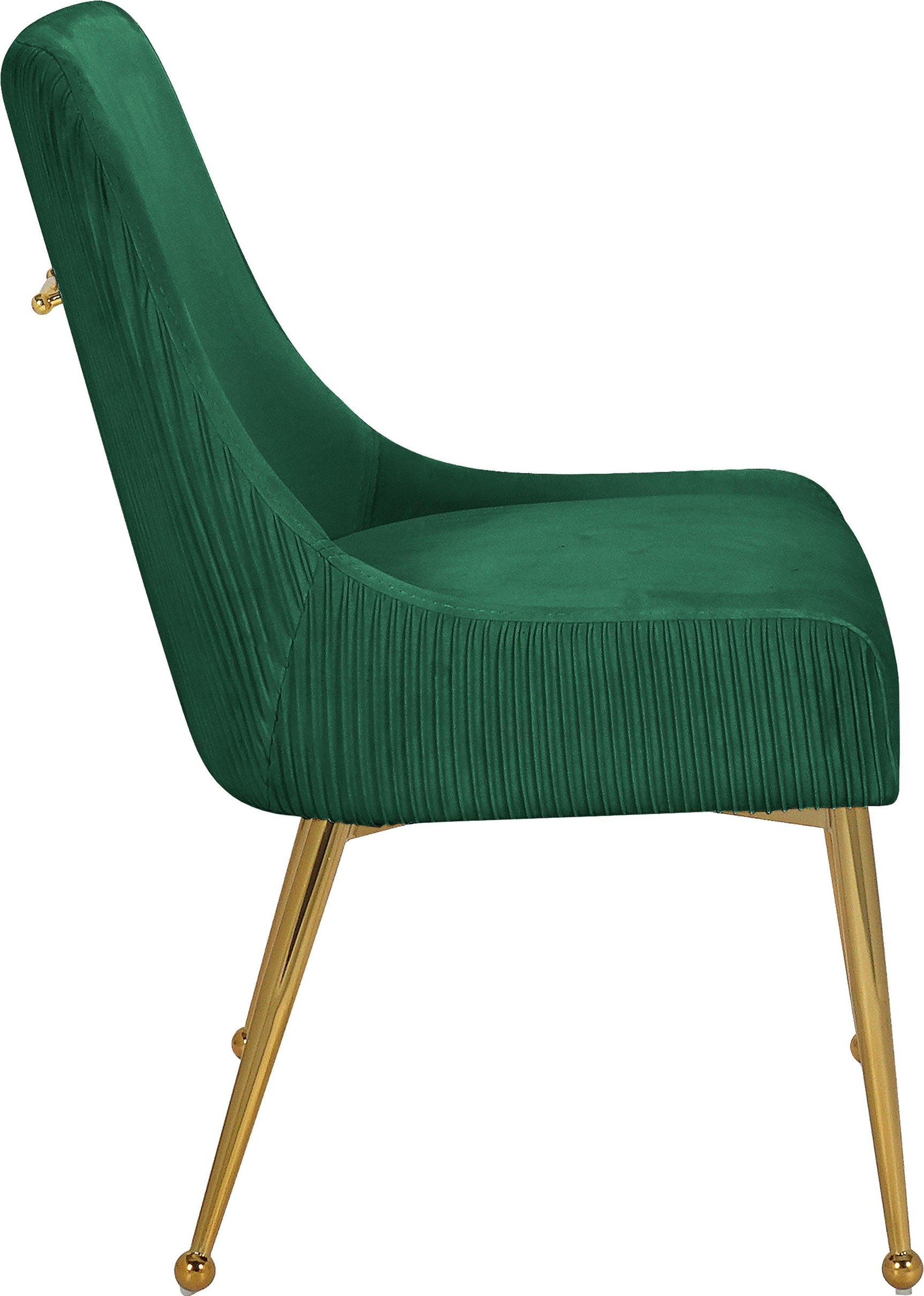 Ace Green Velvet Dining Chair Collection - Ella Furniture
