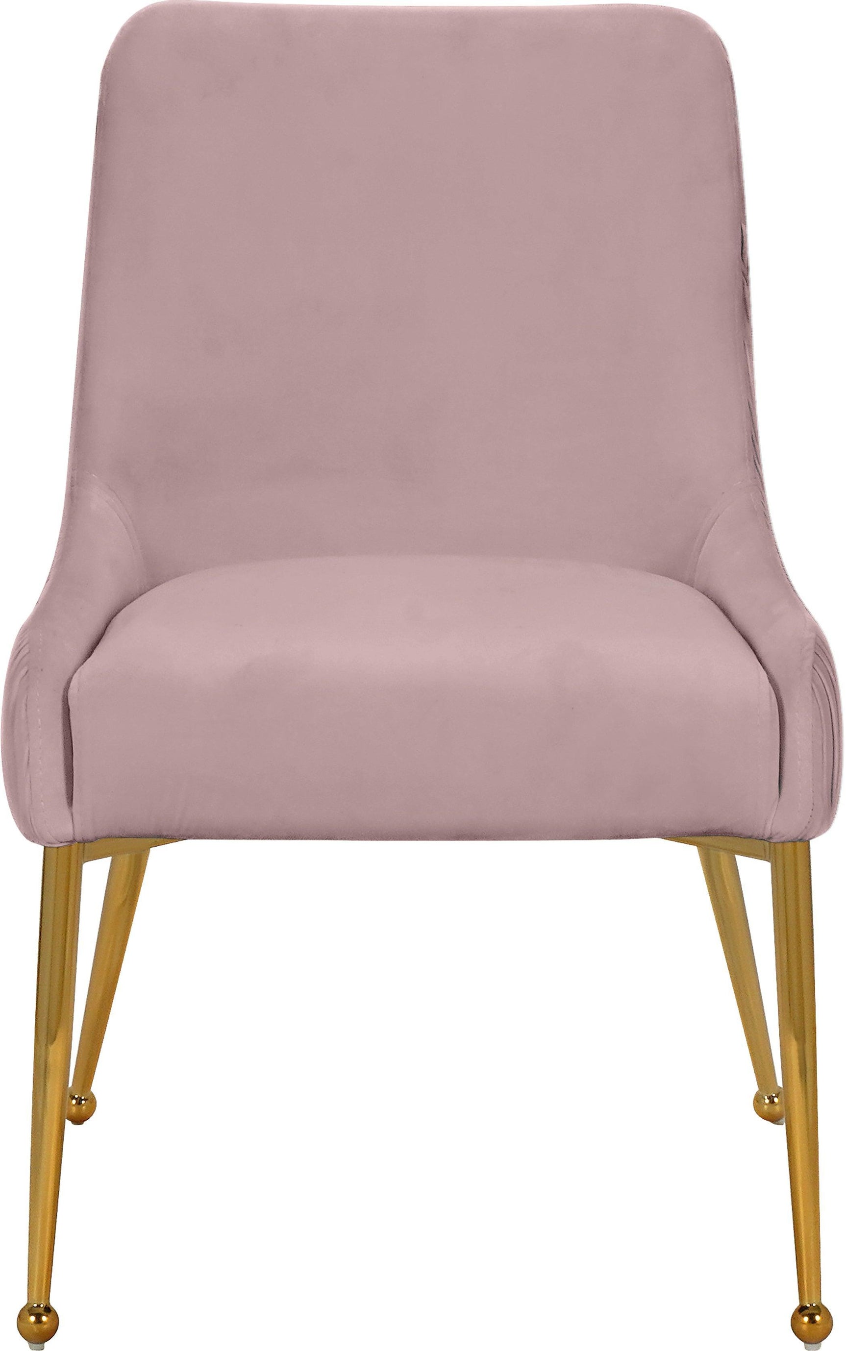 Ace Pink Velvet Dining Chair - Ella Furniture