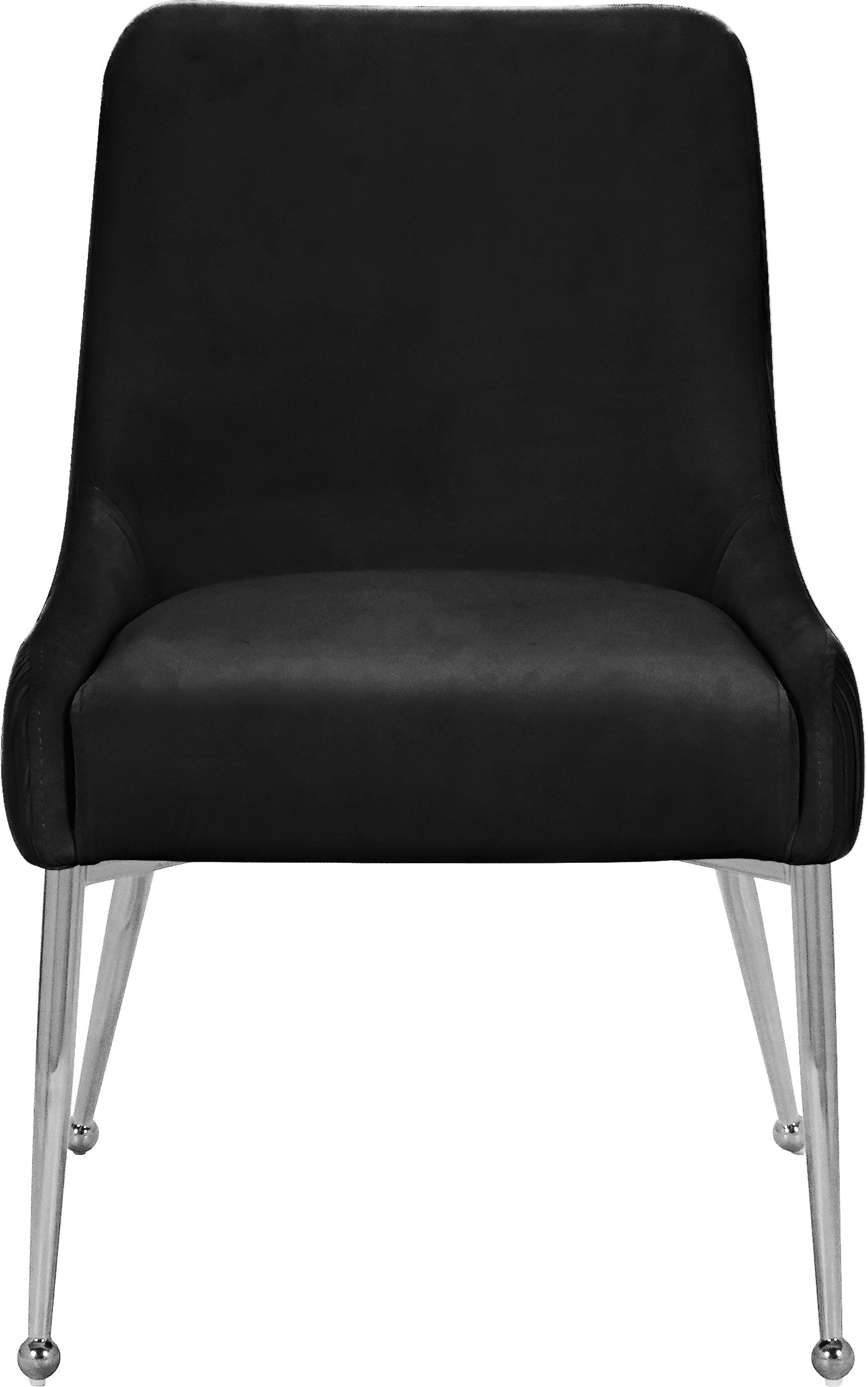 Ace Black Velvet Dining Chair Collection - Ella Furniture