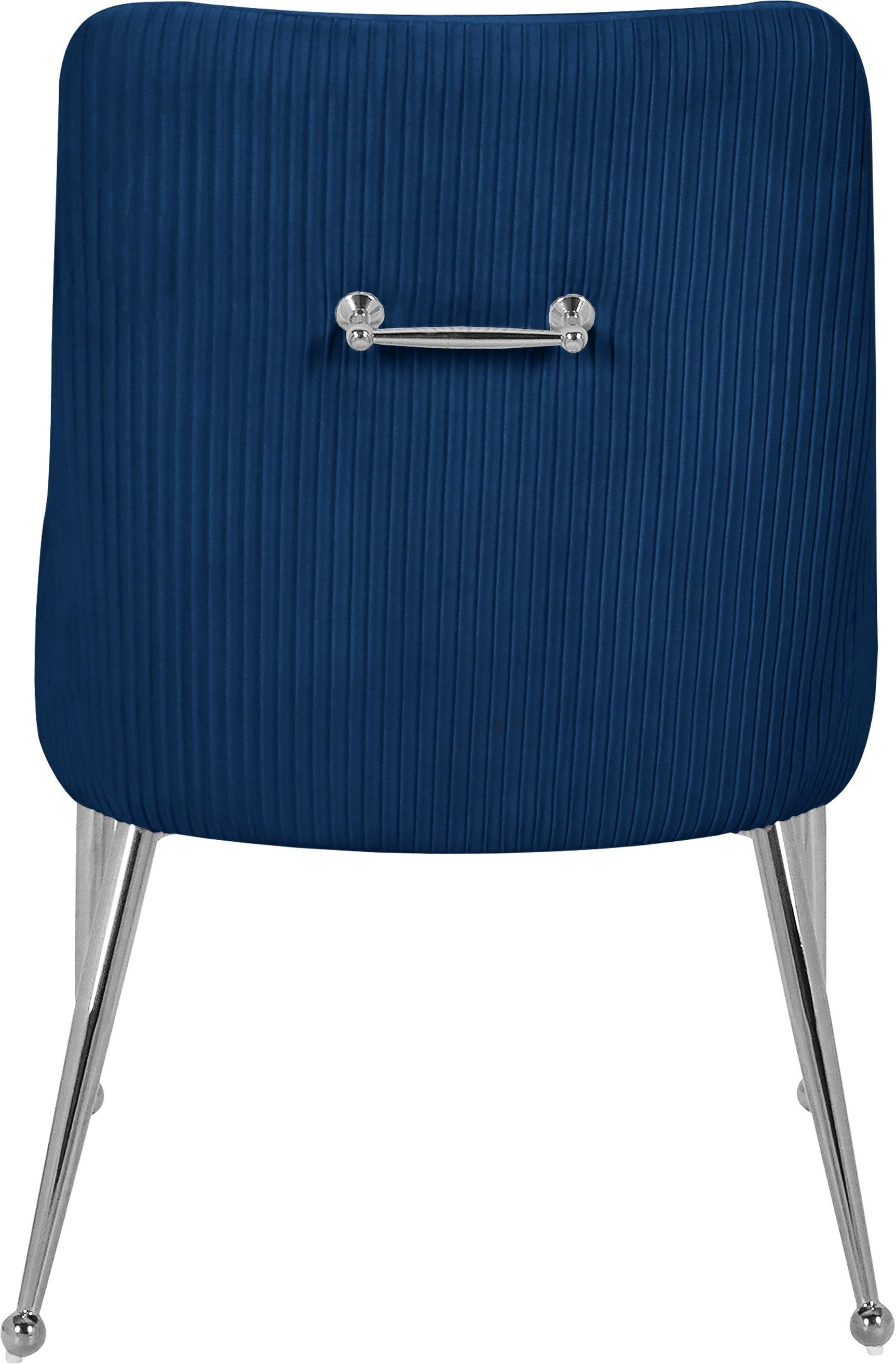 Ace Blue Velvet Dining Chair 856Navy - Ella Furniture