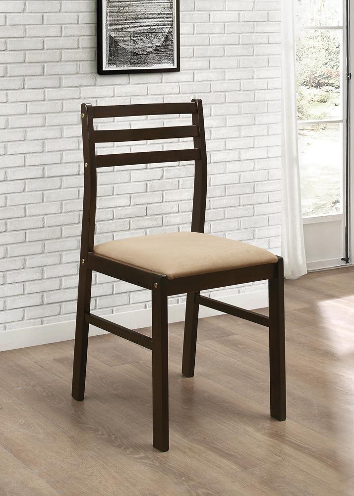 G130005 Cappuccino And Tan Circular Dining Room Set - Ella Furniture