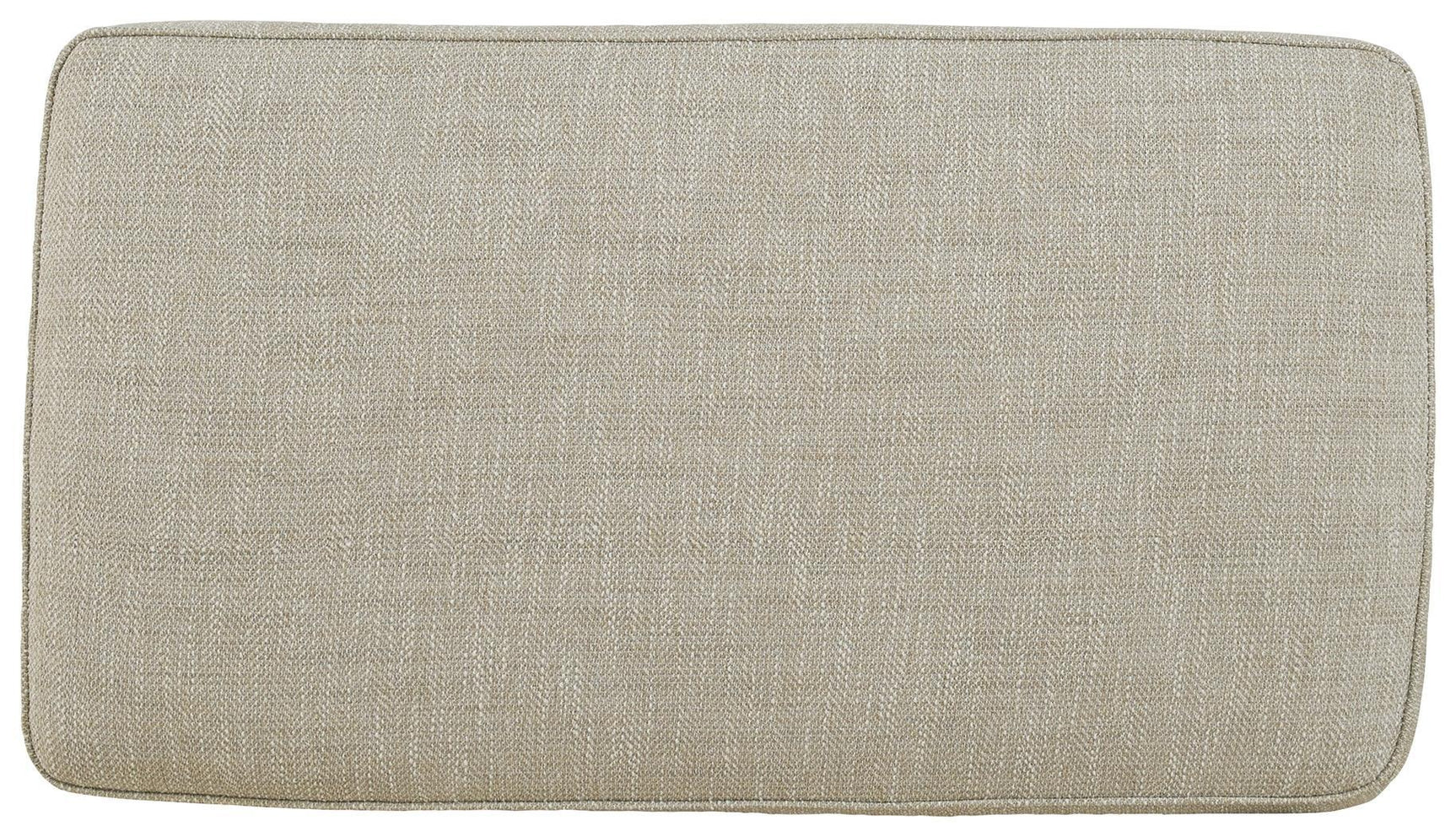 Asanti Fog Chenille Ottoman - Ella Furniture