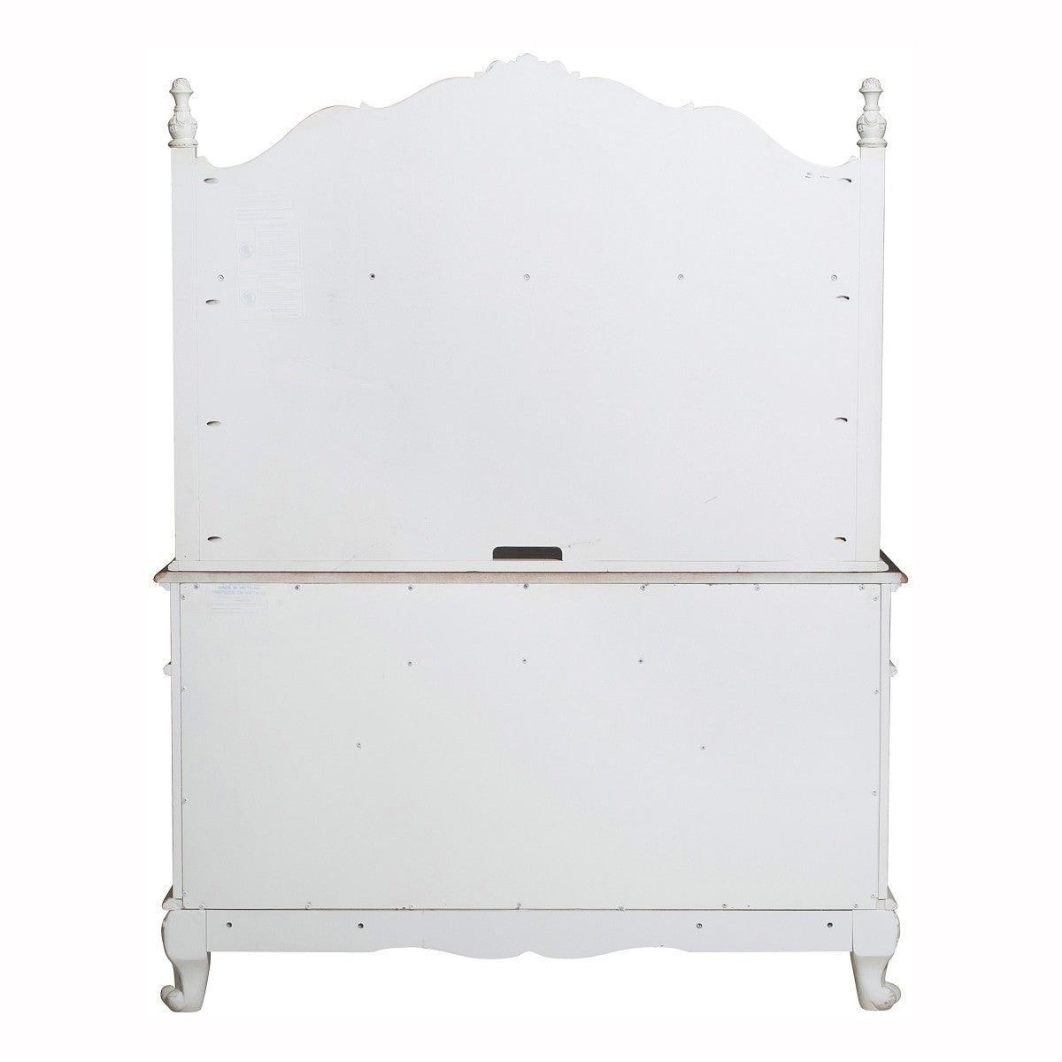 Cinderella Antique White Traditional Birch And Ash Veneer, Wood And Engineered Wood Writing Desk - Ella Furniture