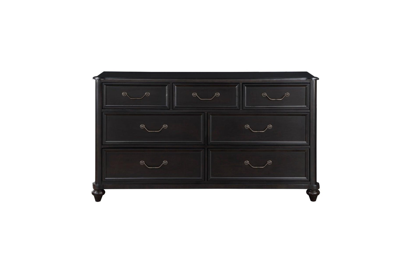 Herman Charcoal Brown Modern Contemporary Traditional Solid Wood Upholstered Bedroom Set - Ella Furniture