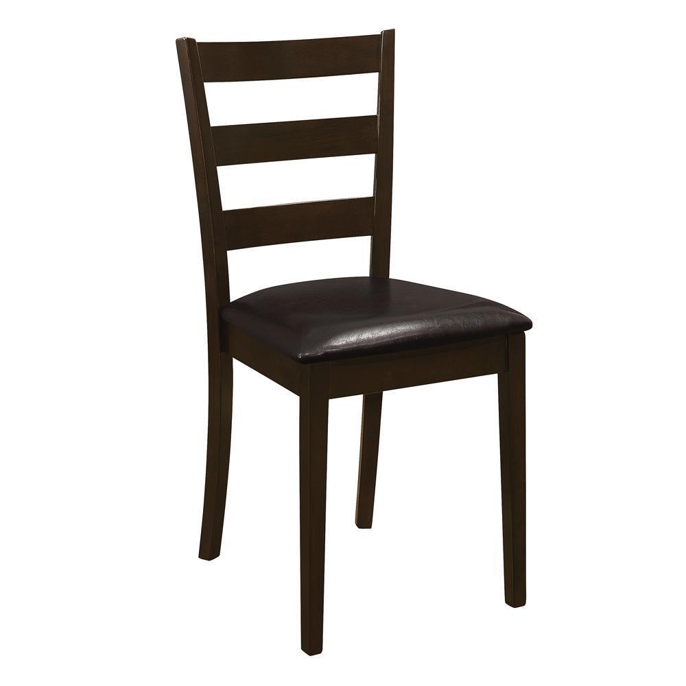 G150232 Cappuccino And Dark Brown Rectangular Dining Room Set - Ella Furniture