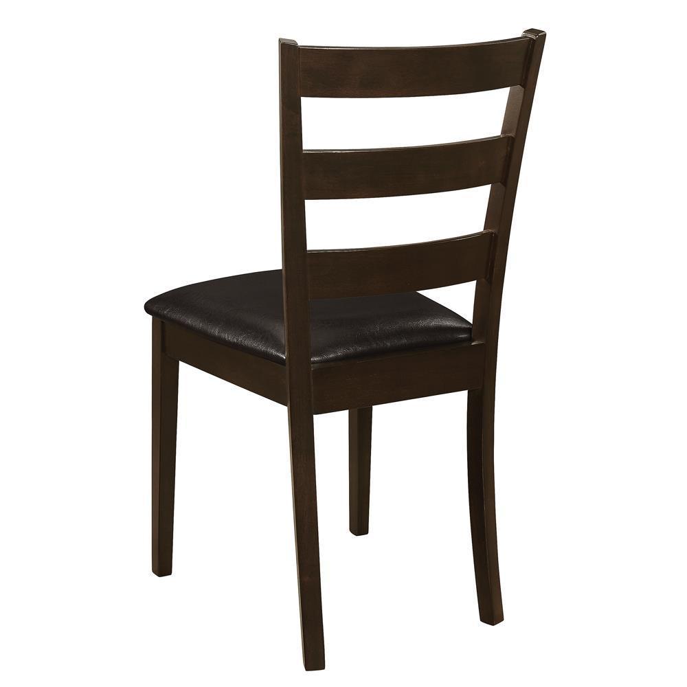 G150232 Cappuccino And Dark Brown Rectangular Dining Room Set - Ella Furniture