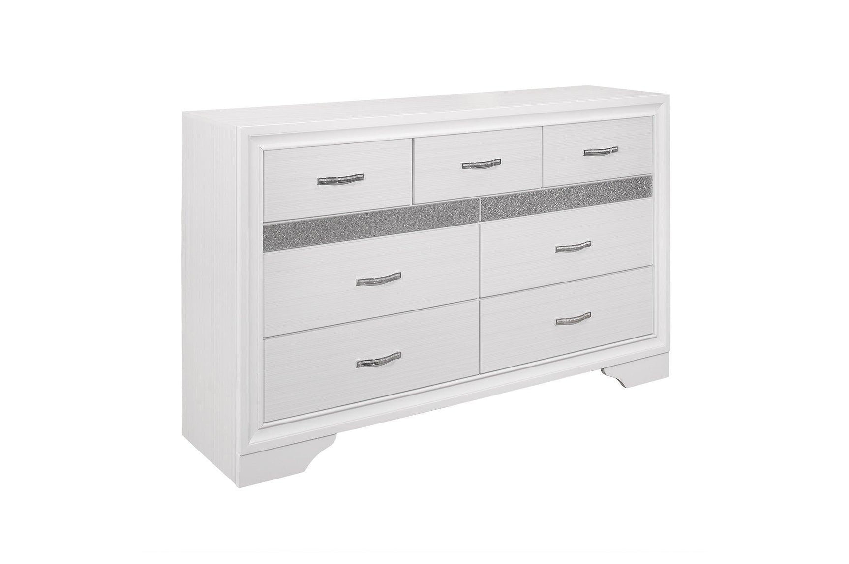 Luster White Modern Contemporary Solid Wood Faux Leather Upholstered Storage Platform Bed - Ella Furniture