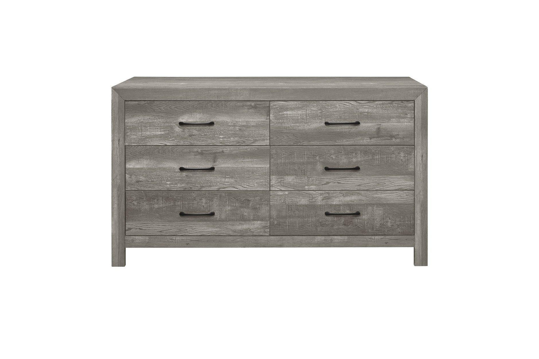 Corbin Gray Modern Contemporary Faux Wood And Veneers Youth Panel Bedroom Set - Ella Furniture