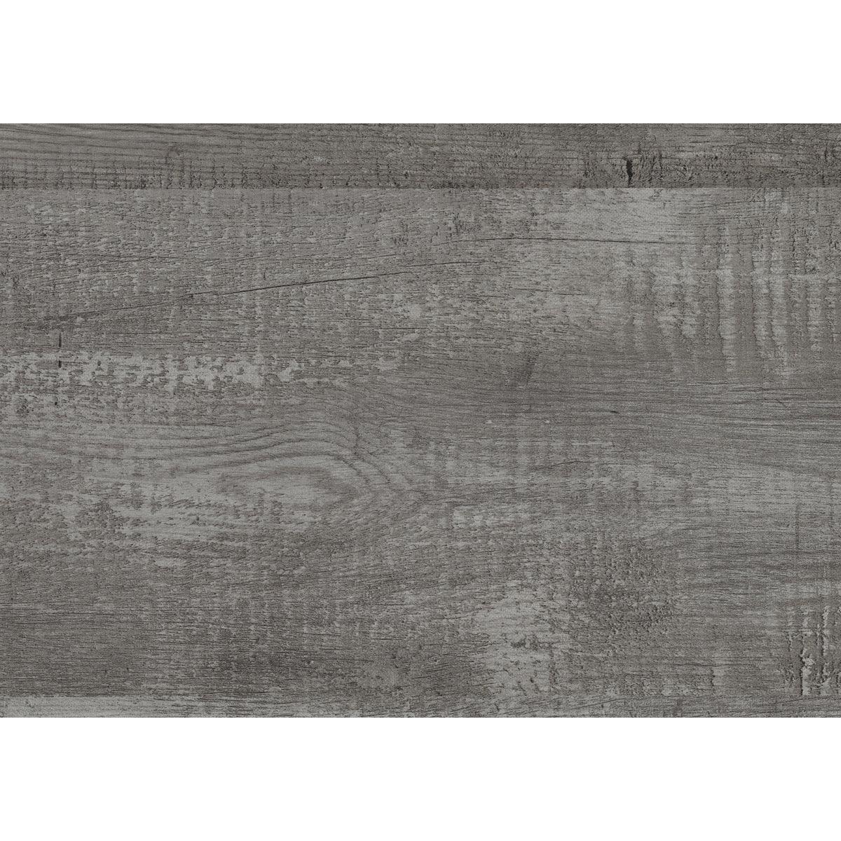 Corbin Gray Modern Rustic Faux Wood Veneer Wood And Engineered Wood Queen Panel Bed In A Box - Ella Furniture