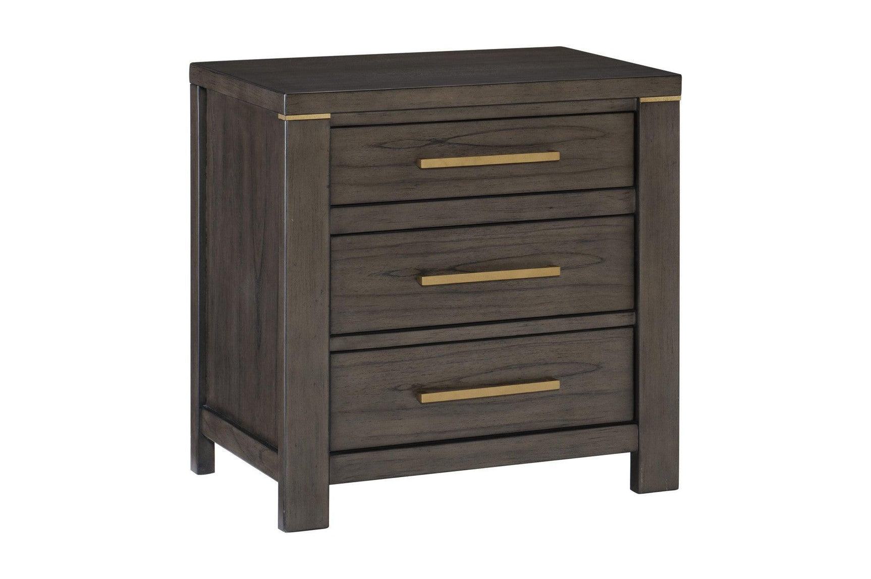 Scarlett Brownish Gray Modern Contemporary Solid Wood Fabric Upholstered Panel Bedroom Set - Ella Furniture