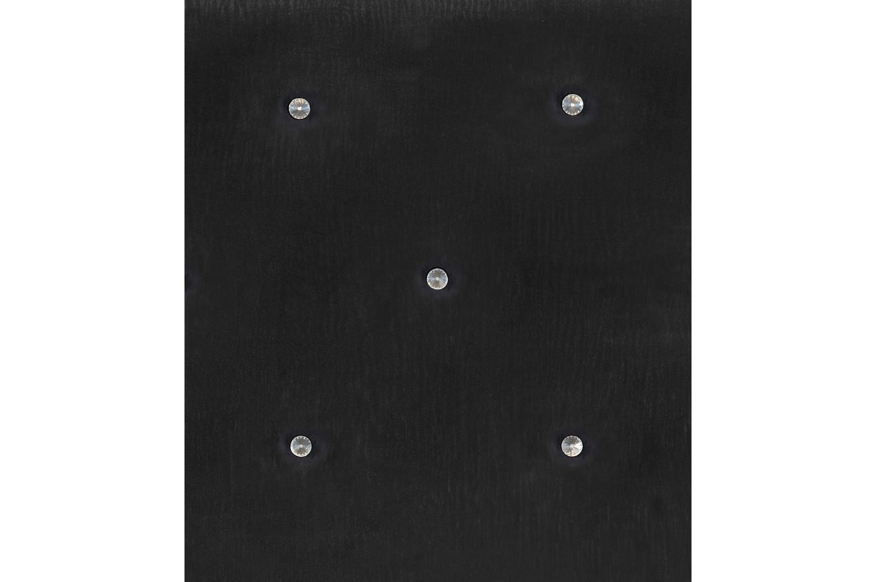 Salon Black Modern Contemporary Solid Wood Faux Leather Upholstered Tufted LED Panel Bedroom Set - Ella Furniture
