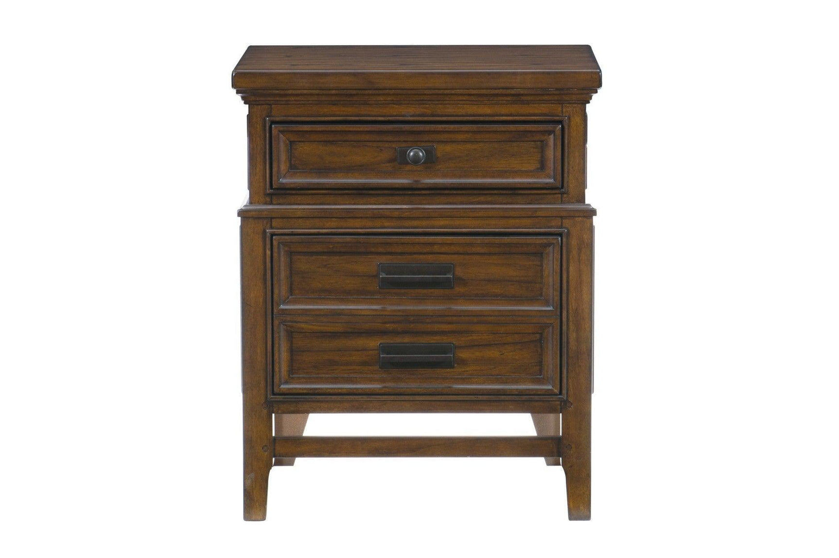 Frazier Park Brown Cherry Modern Contemporary Solid Wood Upholstered Storage Plarform Bedroom Set - Ella Furniture