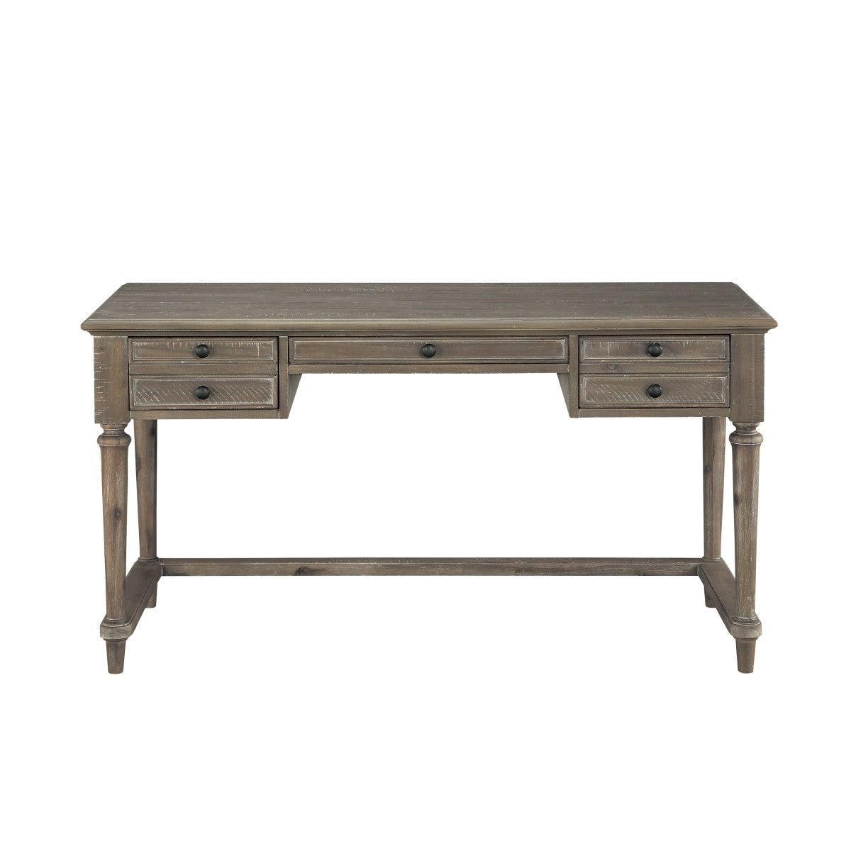 Cardano Light Brown Driftwood Transitional Acacia Veneer, Wood And Engineered Wood Writing Desk - Ella Furniture