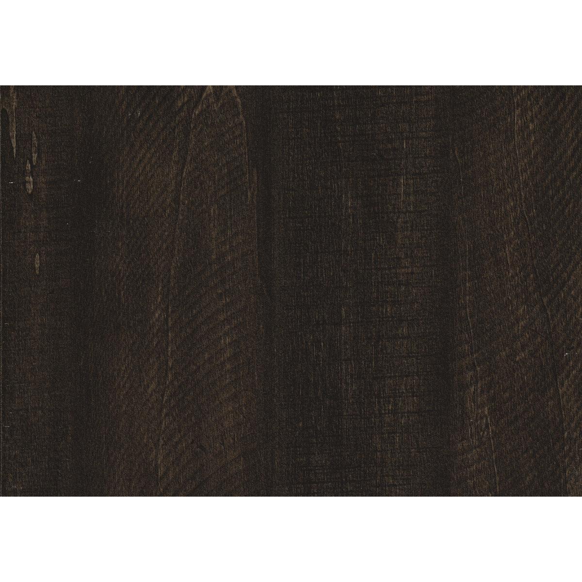 Ellendale Rustic Mahogany And Dark Ebony Faux-wood Veneer, Wood And Engineered Wood Full Bed - Ella Furniture