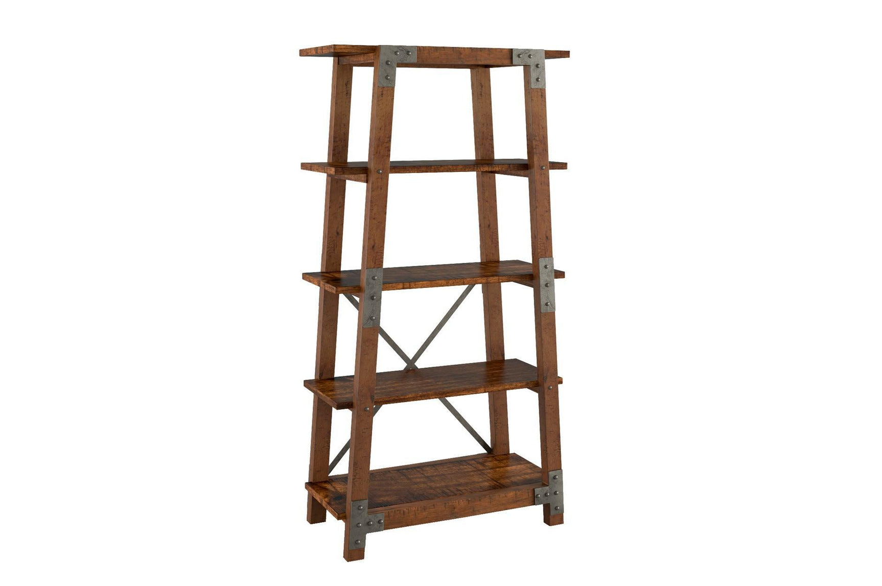 Holverson Gunmetal Modern Contemporary Industrial Solid Wood And Metal Storage Tv Stand - Ella Furniture