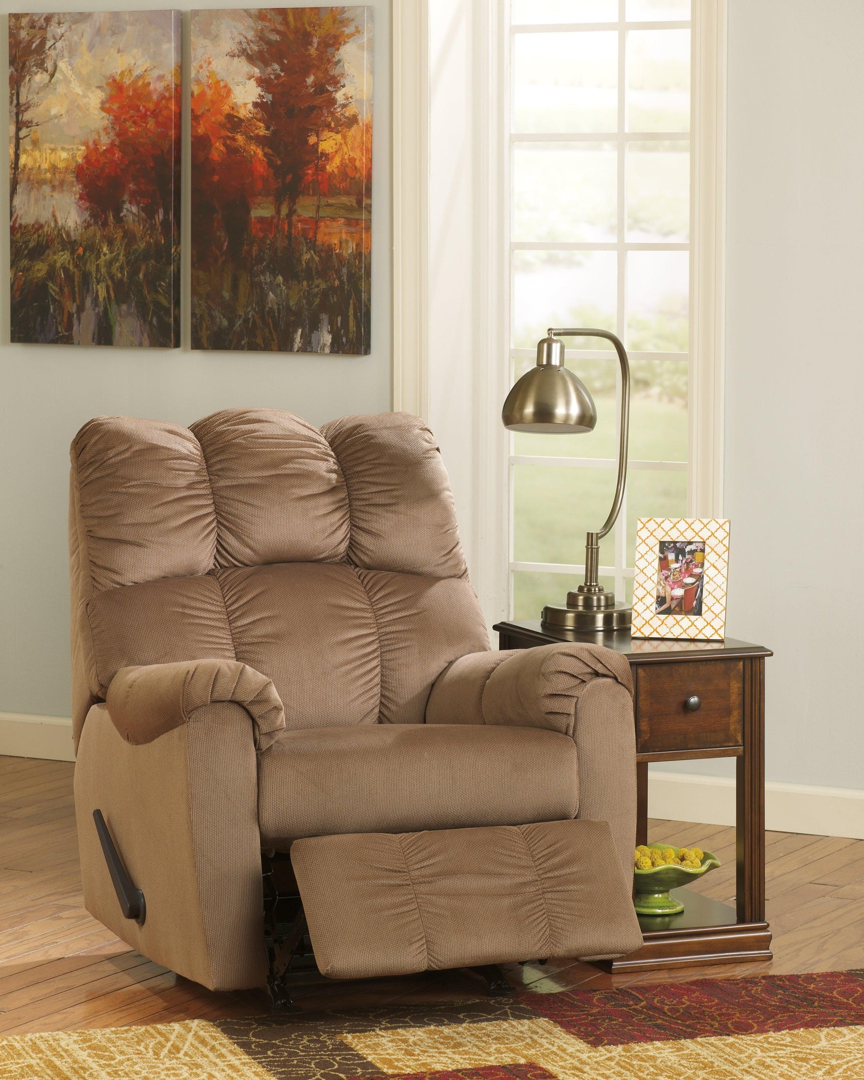 Breegin Brown Chairside End Table T007-527 - Ella Furniture