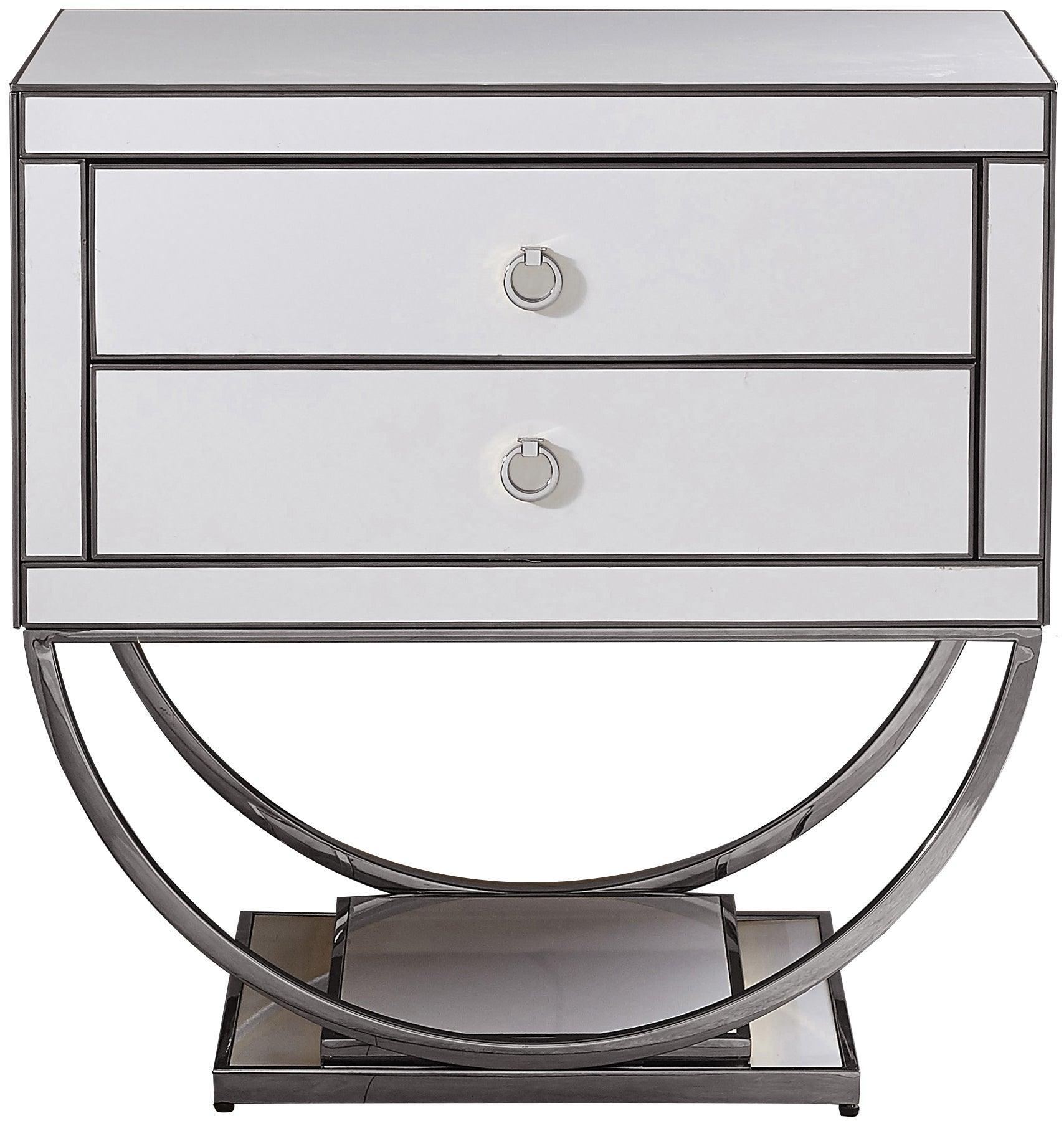 Alyssa Silver Side Table 808 - Ella Furniture