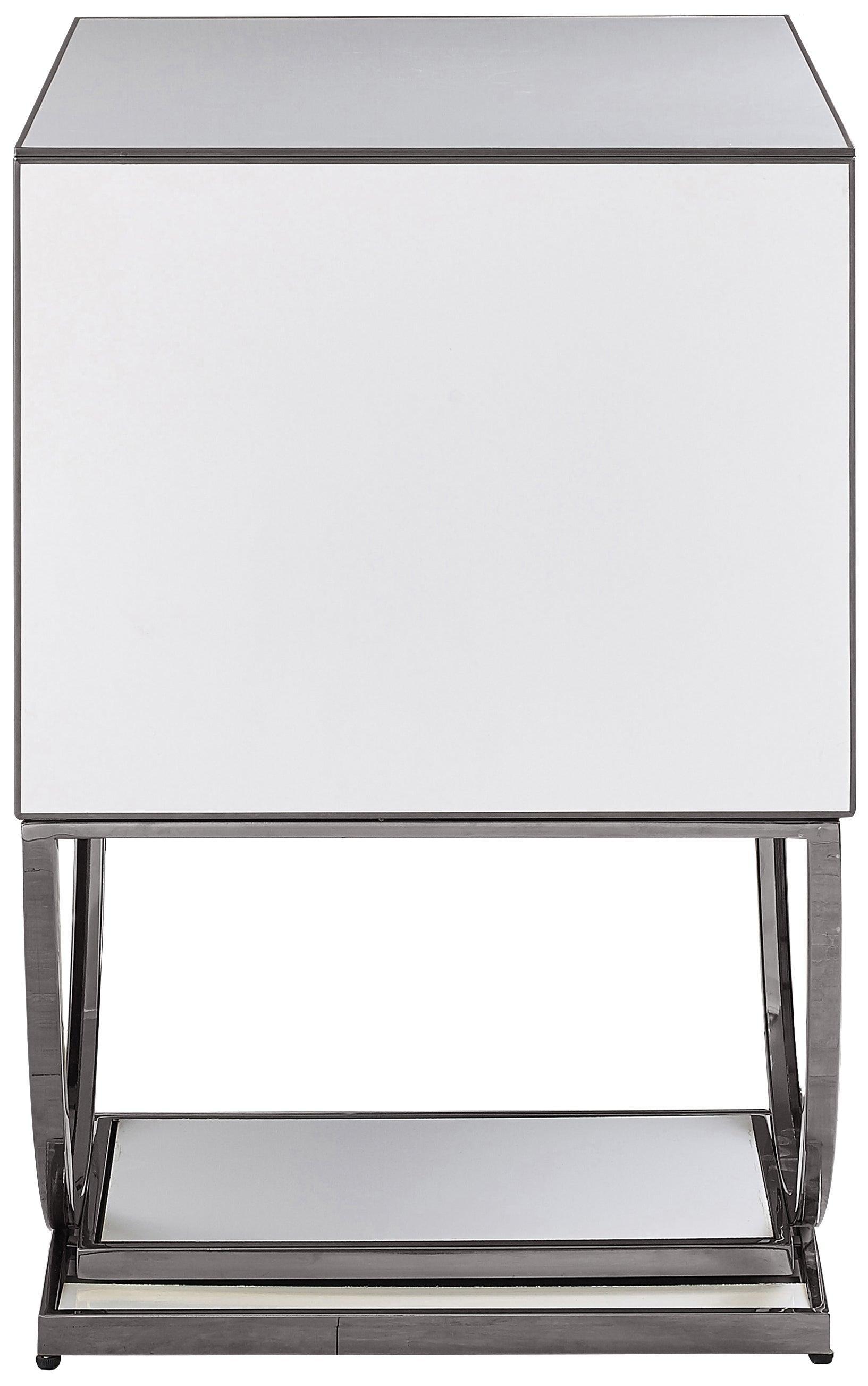 Alyssa Silver Side Table 808 - Ella Furniture