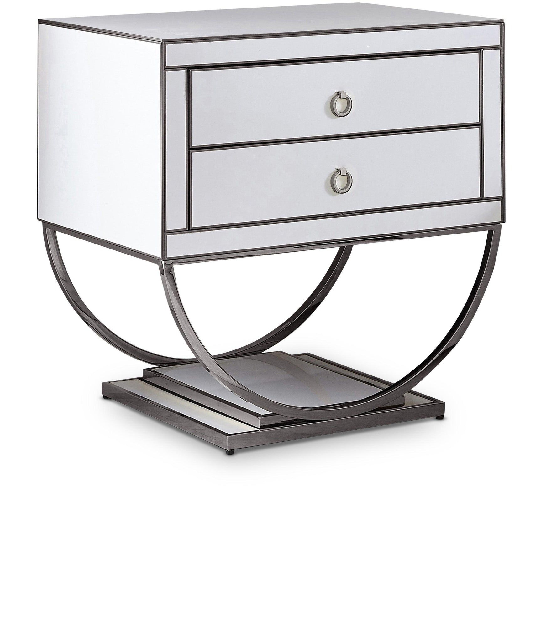 Alyssa Silver Side Table 808 - Ella Furniture
