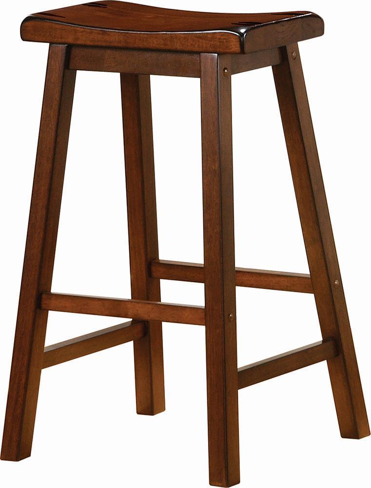 Durant Wooden Bar Stools Chestnut (Set Of 2) - Ella Furniture