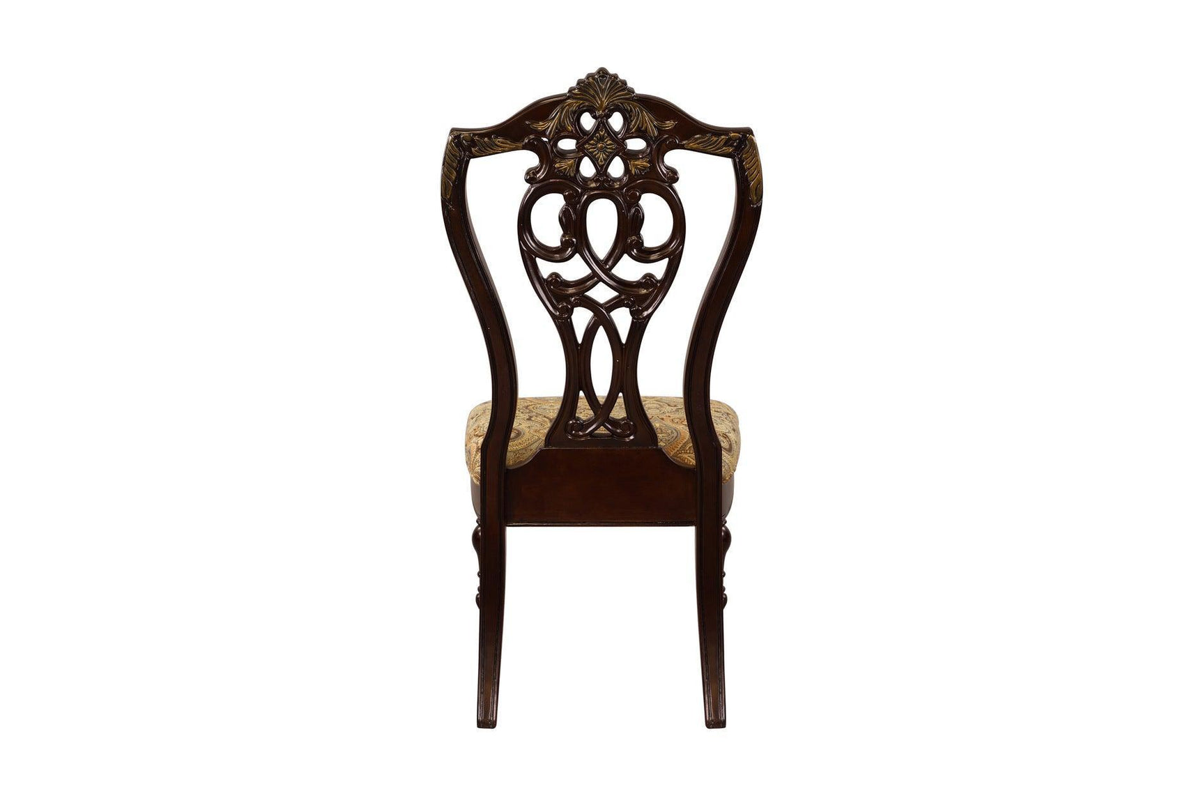 Catalonia Dark Bronze Modern Traditional Solid Wood Upholstered Seat Rectangular Dining Room Set - Ella Furniture