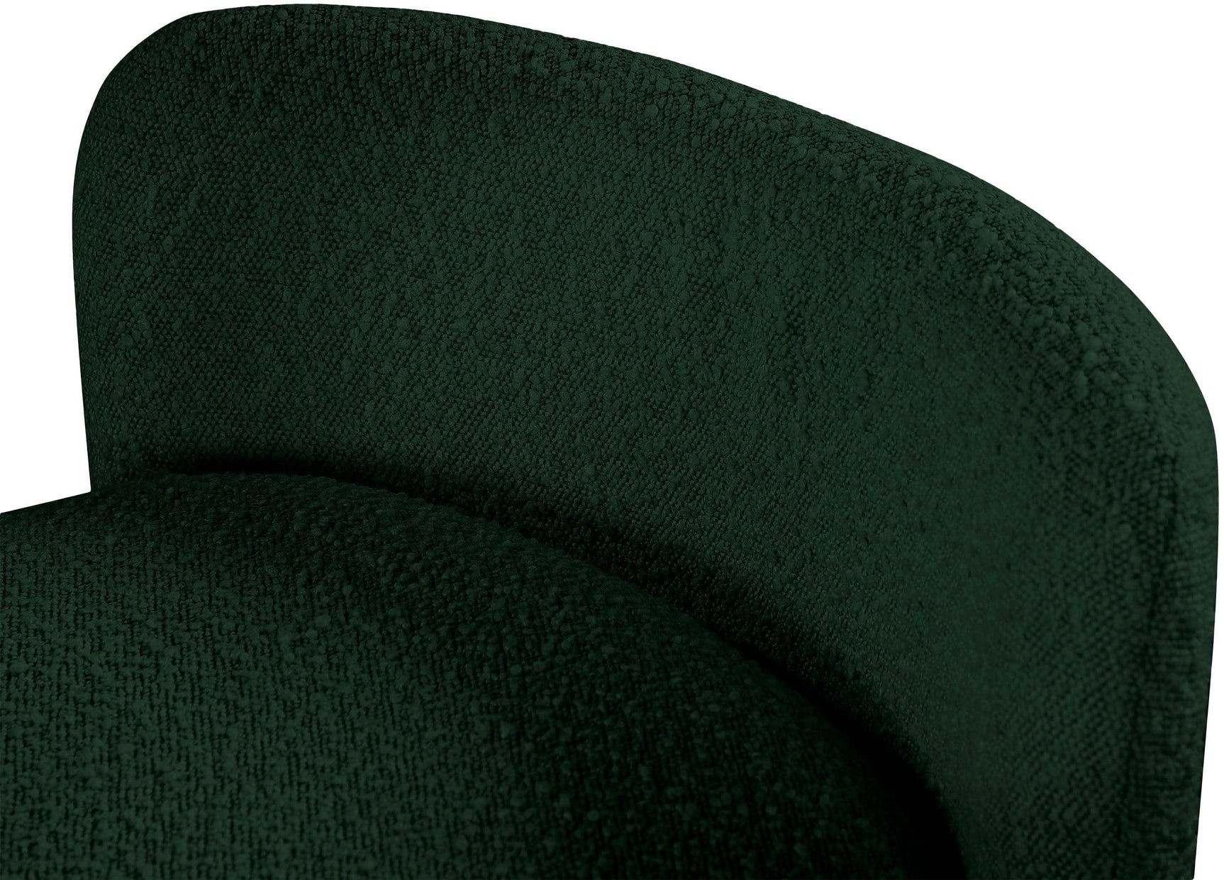 Peyton Green Boucle Fabric Bench - Ella Furniture