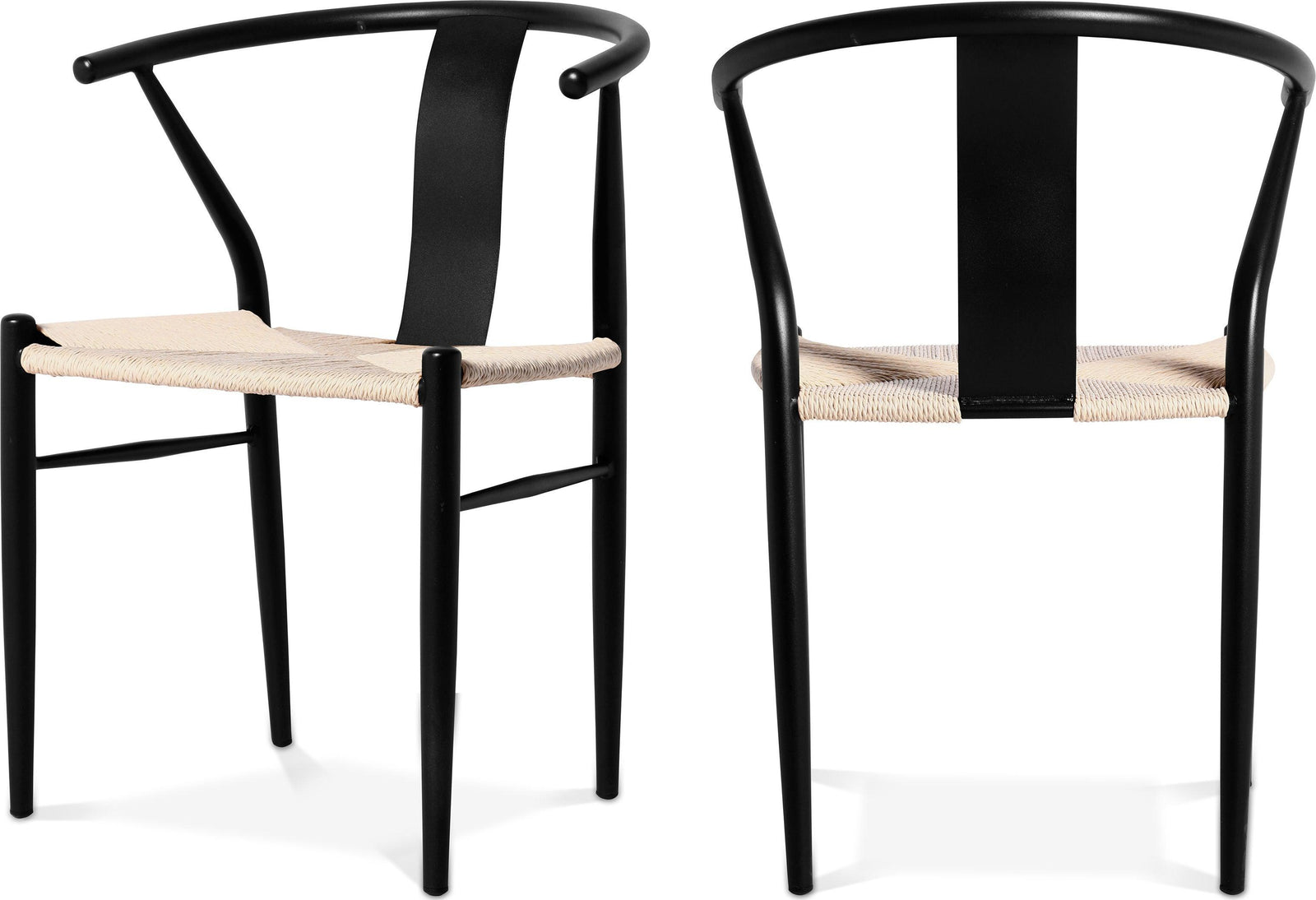 Beck Black Dining Chair - Ella Furniture