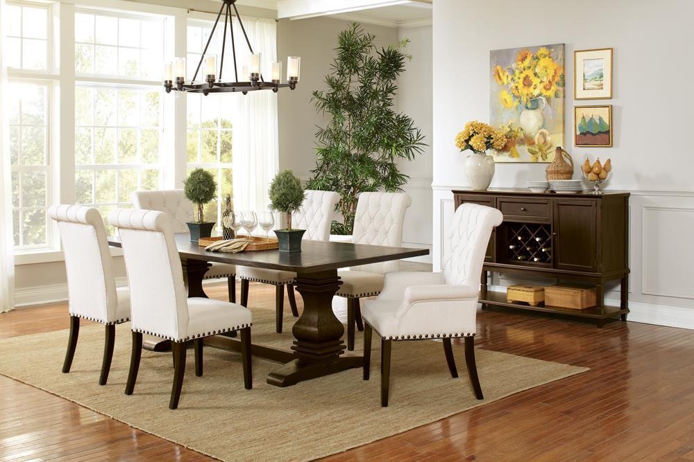 Mapleton Tufted Back Upholstered Side Chairs Beige (Set Of 2) - Ella Furniture
