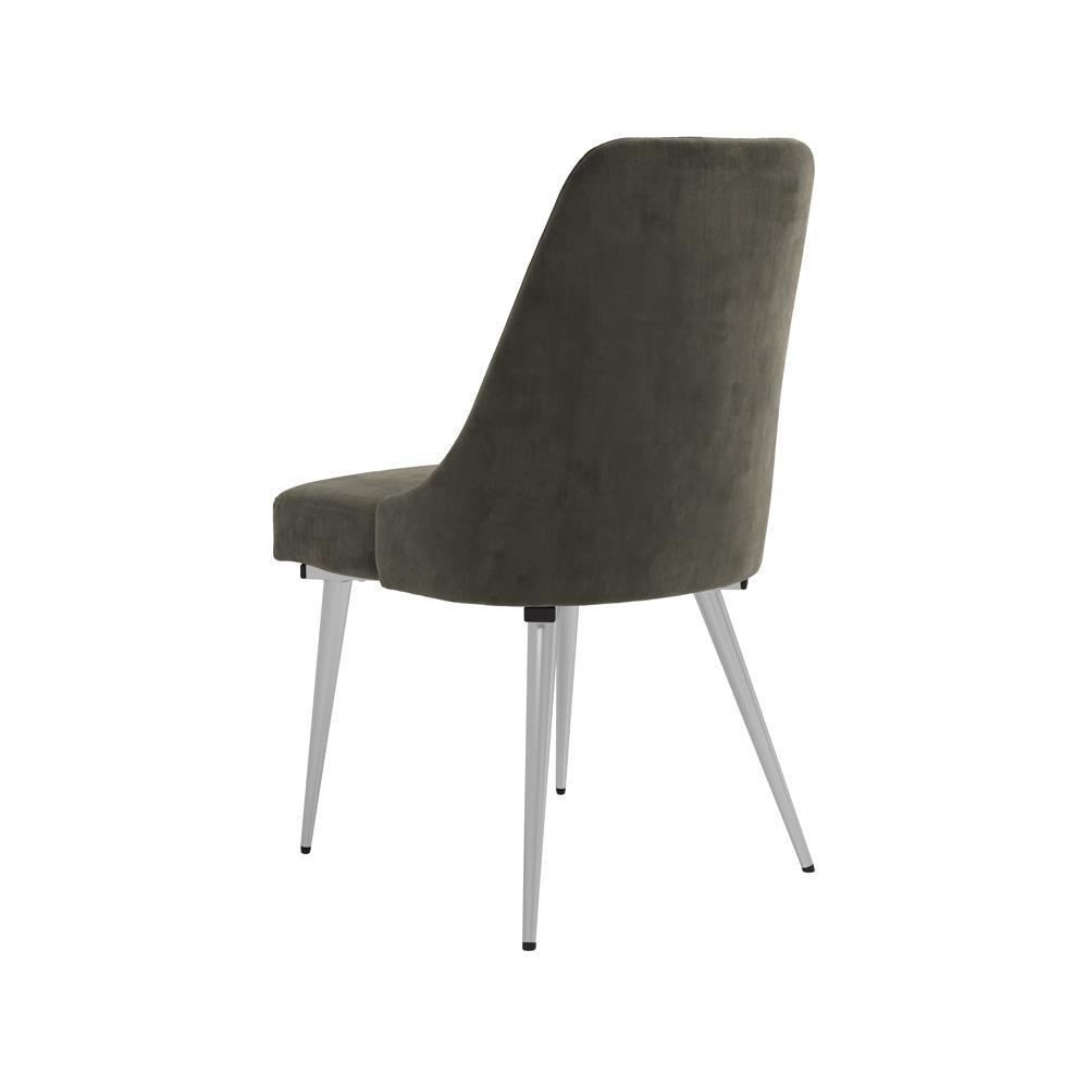 Cabianca Curved Back Side Chairs Grey (Set Of 2) - Ella Furniture