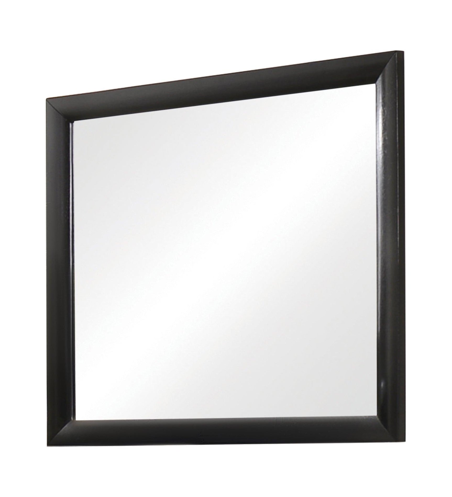 Briana Rectangle Dresser Mirror Black - Ella Furniture
