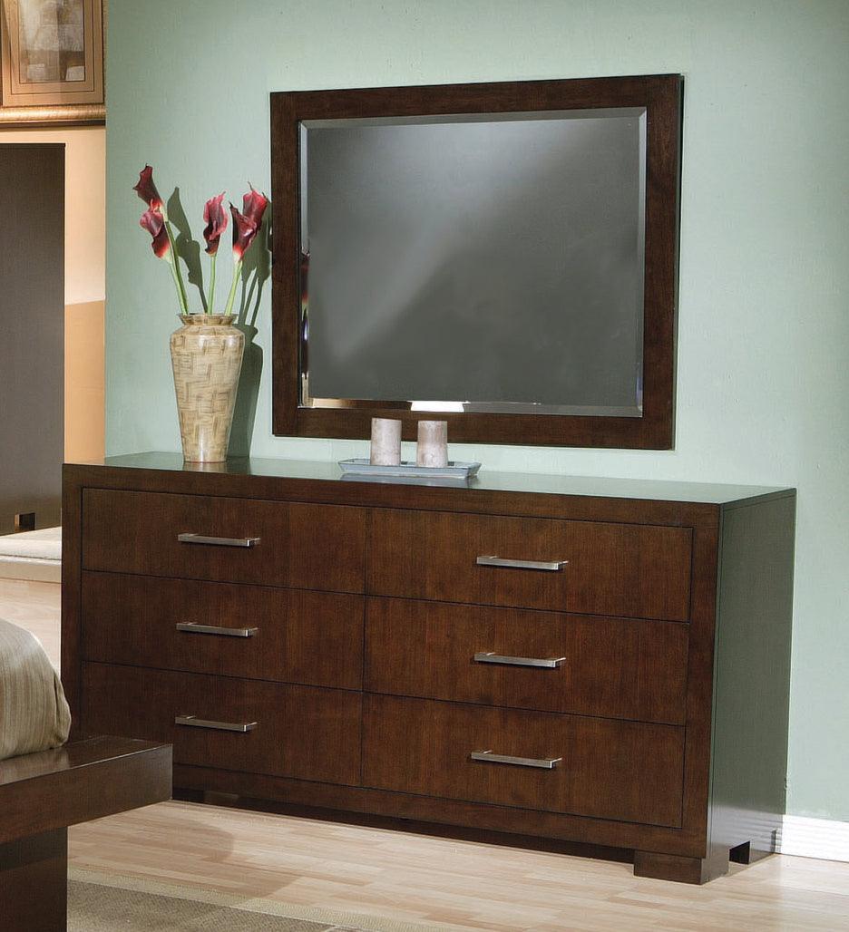 Jessica Eastern King Bed With Storage Headboard Cappuccino - Ella Furniture