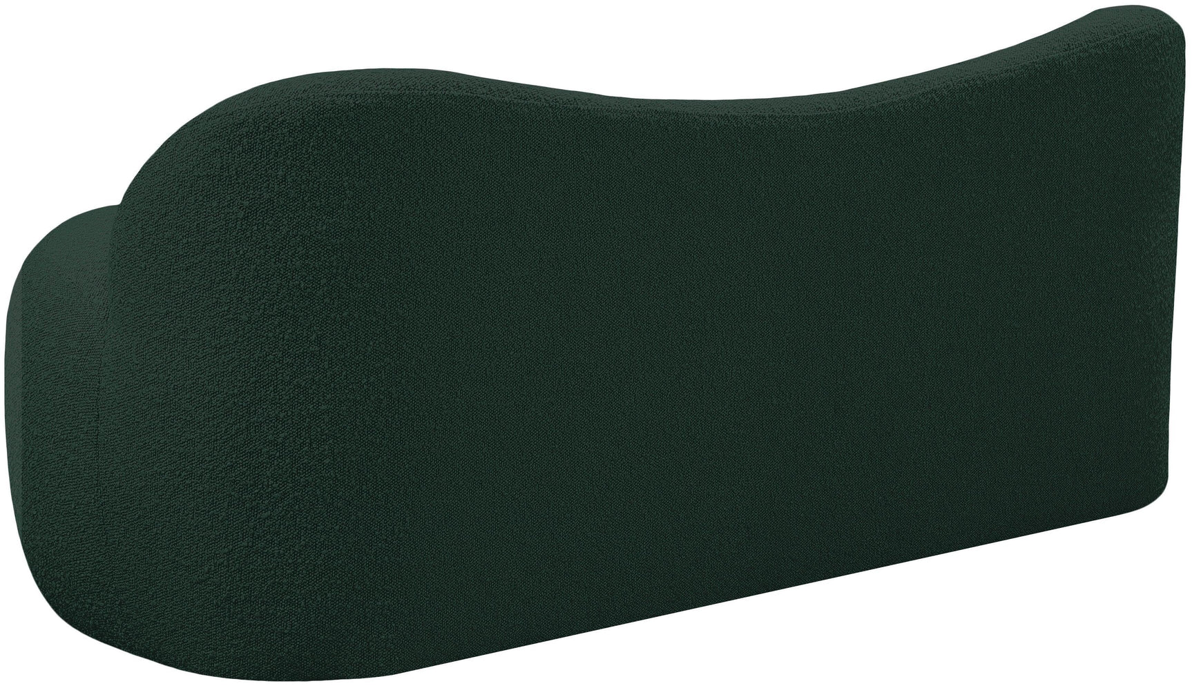 Flair Green Boucle Fabric Bench - Ella Furniture