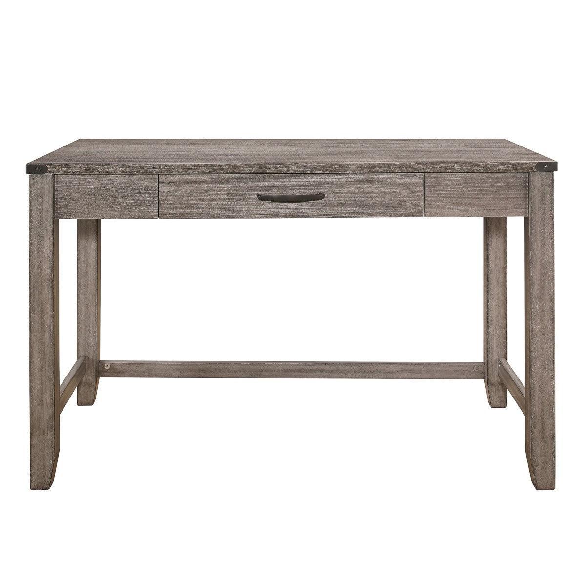 Woodrow Browninsh Gray Finish Modern Sleek Premium Melamine Laminate Board Writing Desk - Ella Furniture