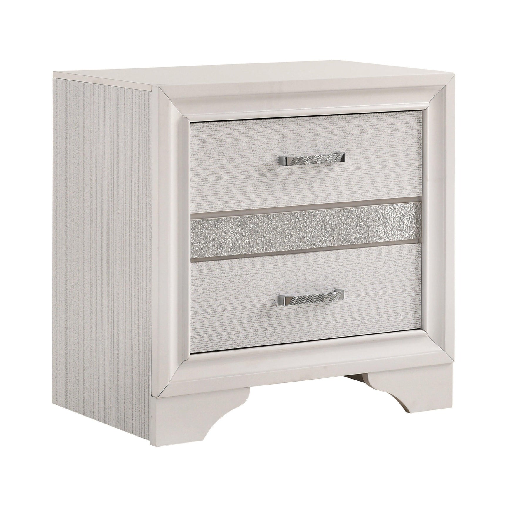 Miranda Queen 2-Drawer Storage Bed White - Ella Furniture