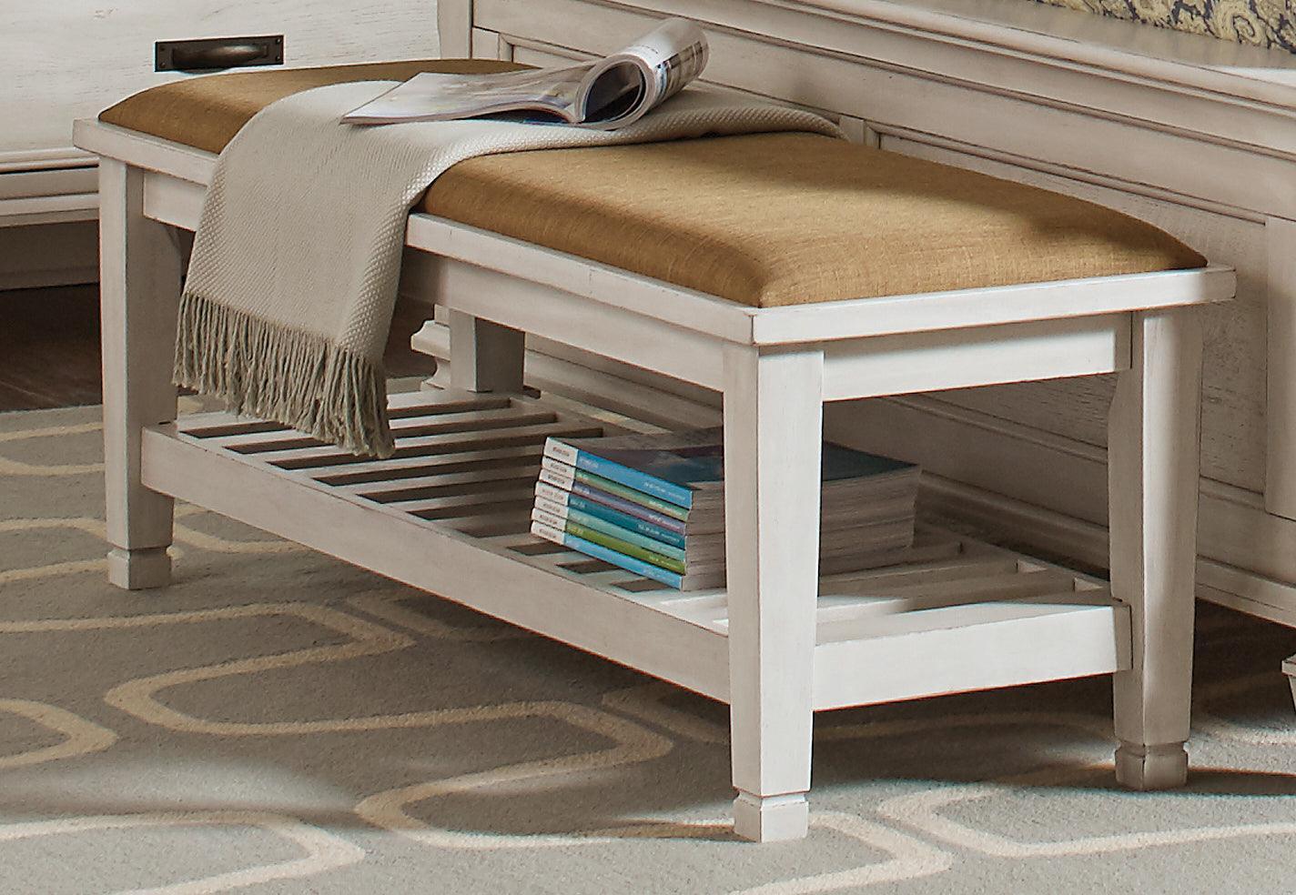 Franco 5-Drawer Chest Antique White - Ella Furniture