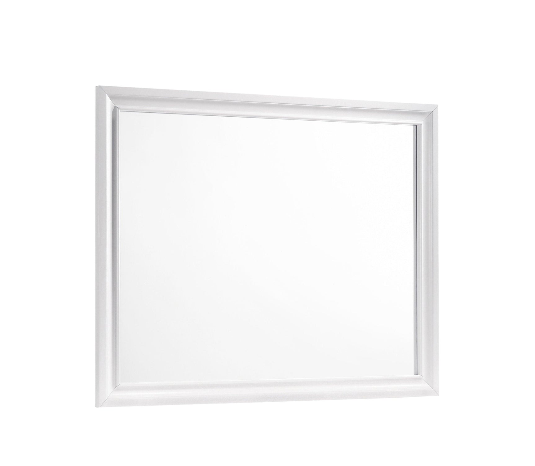Barzini Rectangle Dresser Mirror White - Ella Furniture