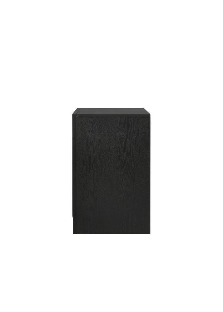 Miranda 2-Drawer Nightstand Tray Black - Ella Furniture