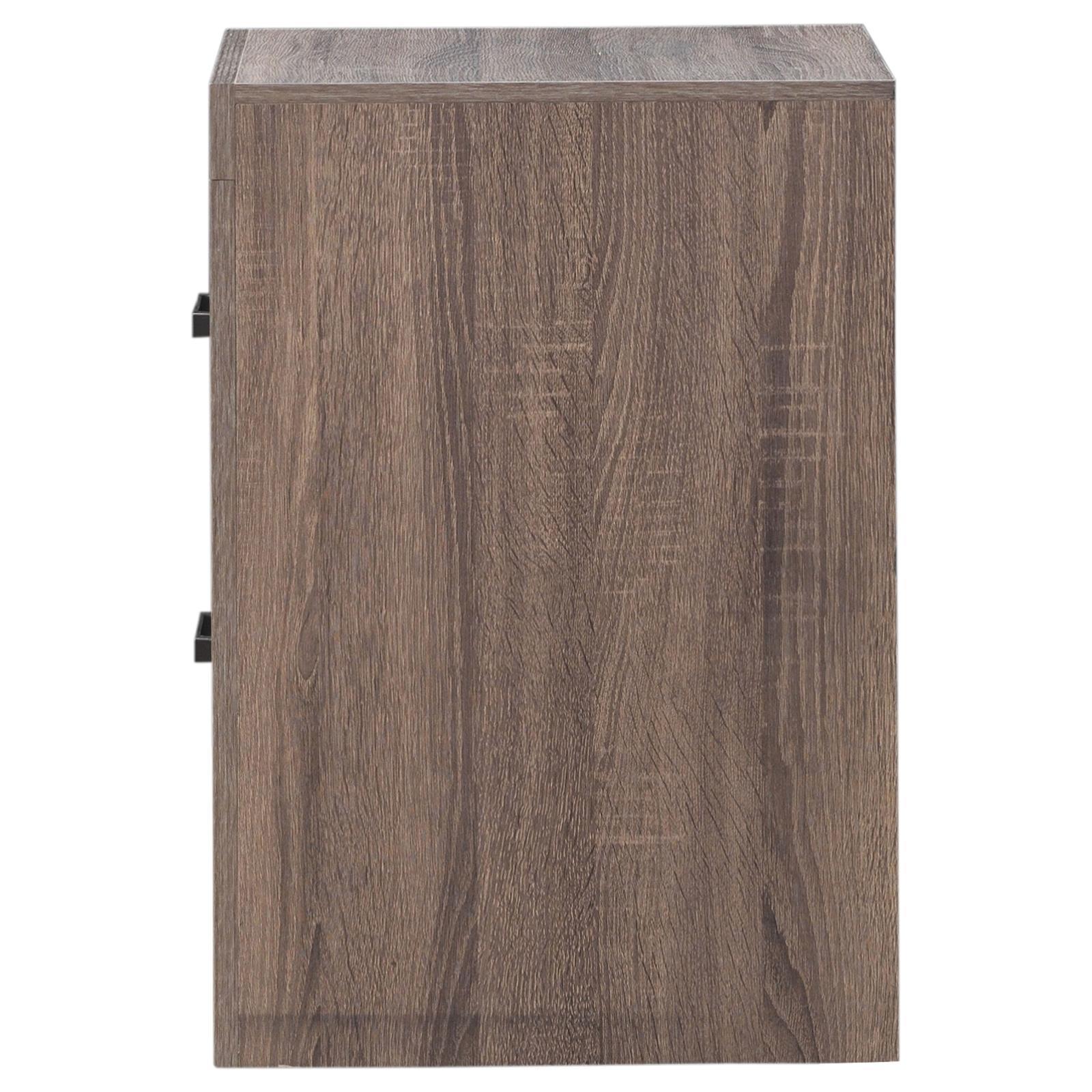 Brantford 2-Drawer Nightstand Barrel Oak - Ella Furniture